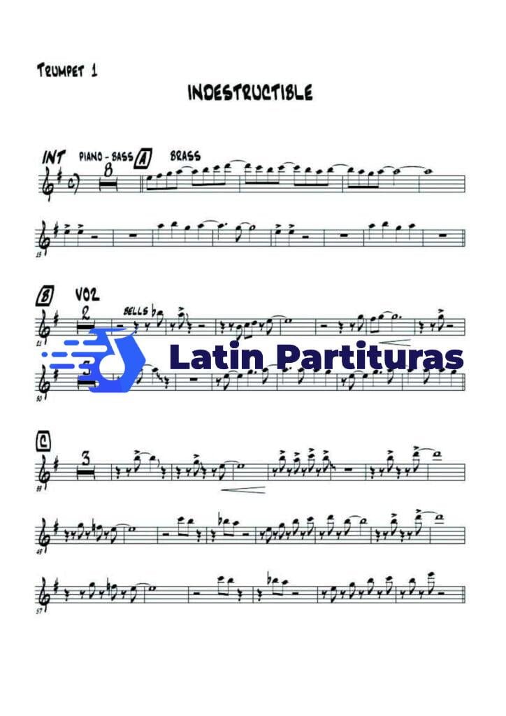 Ray Barreto Indestructible Latin Partituras