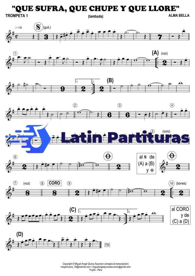 Alma Bella - Que Sufra, Que Chupe Y Que Llore