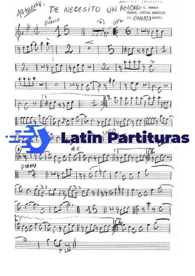 Antonio Cartagena - Necesito Un Amor