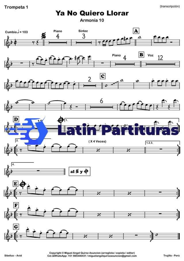 Armonia 10 - Ya No Quiero Llorar 1 Armonia 10 - Ya No Quiero Llorar