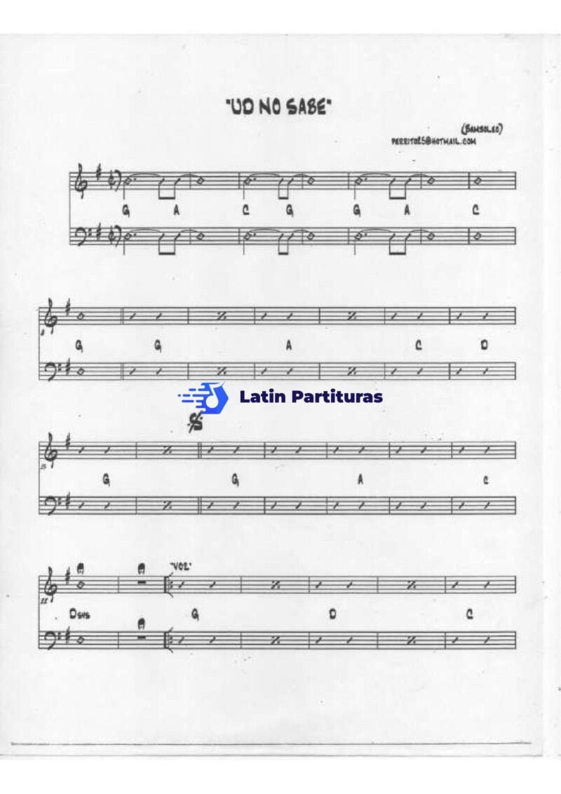 Bamboleo - Usted No Sabe