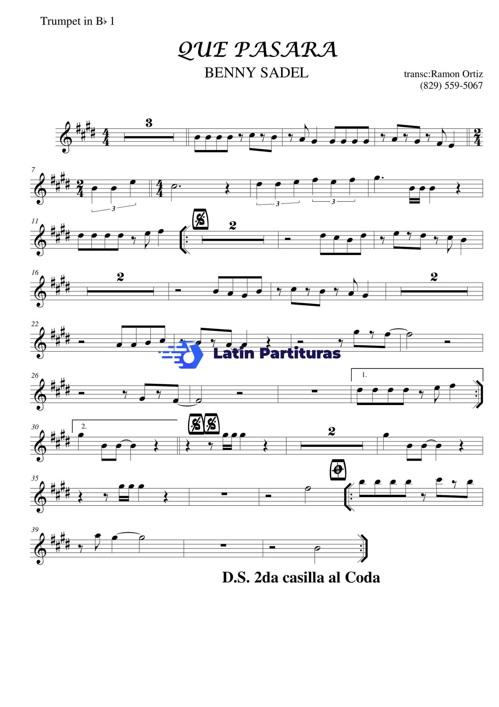 Benny Sadel - Que Pasara 1 Benny Sadel - Que Pasara