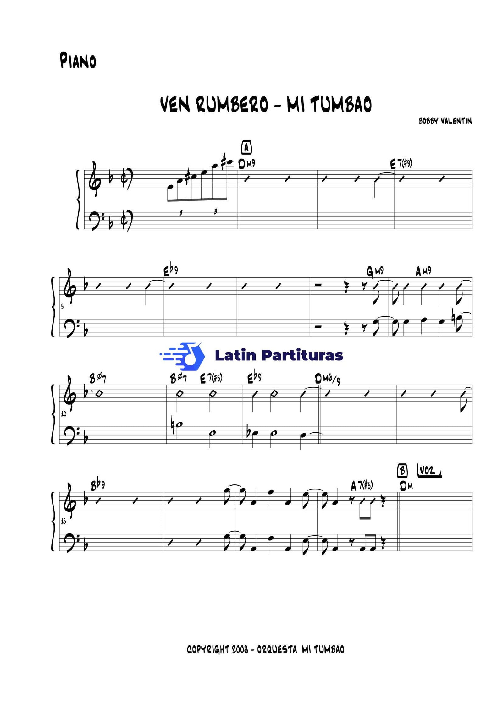 Bobby Valentin - Ven Rumbero 1 Bobby Valentin - Ven Rumbero