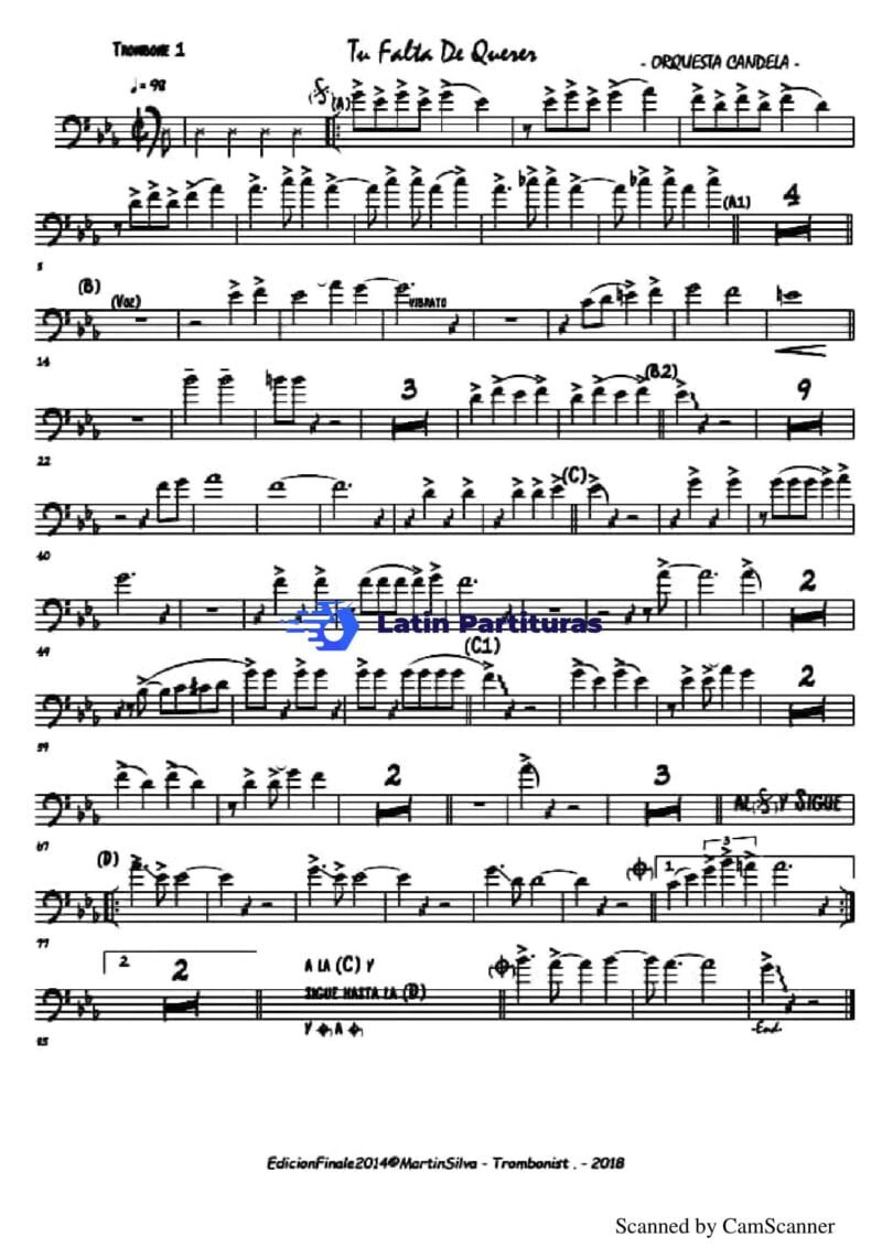 Candela - Tu Falta De Querer