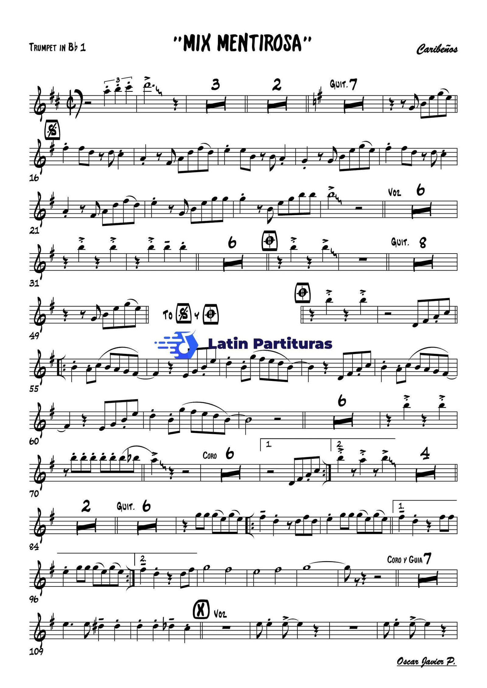 Caribeños - Mix Mentirosa 1 Caribeños - Mix Mentirosa