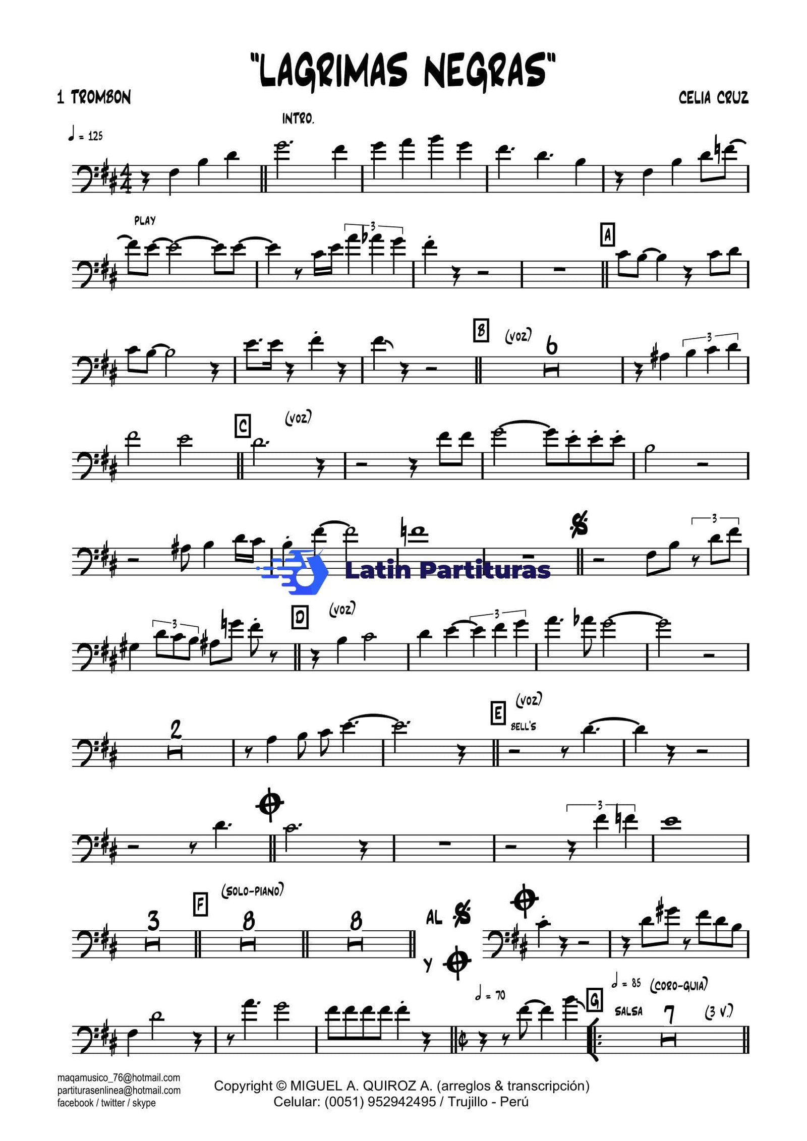 Celia Cruz - Lagrimas Negras (Bolero) 1 Celia Cruz - Lagrimas Negras (Bolero)