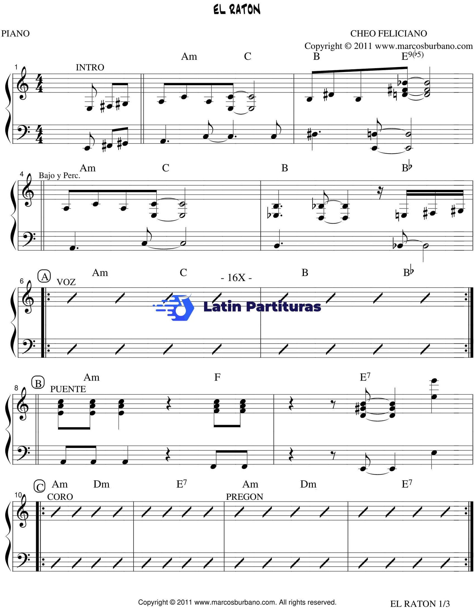 Cheo Feliciano - El Raton 1 Cheo Feliciano - El Raton