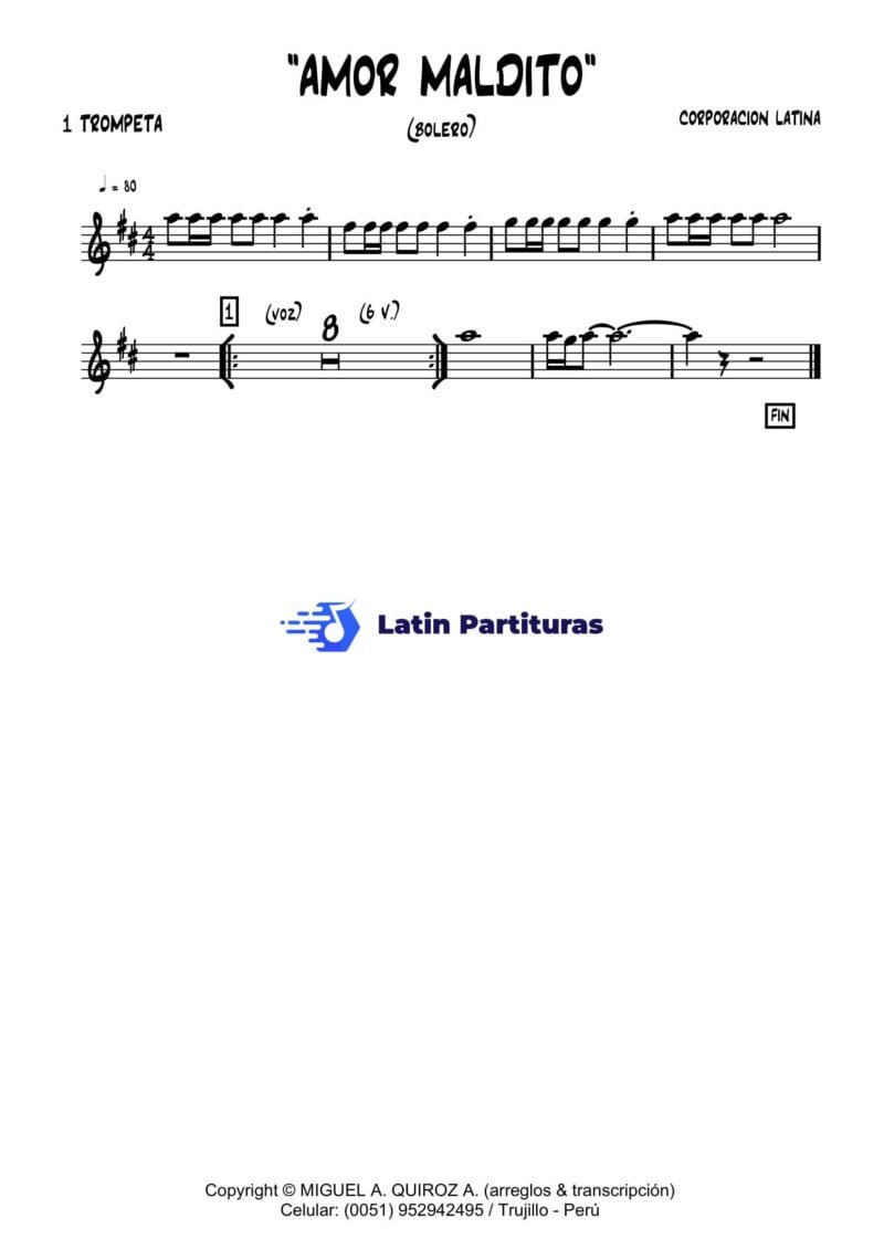 Corporacion Latina - Amor Maldito (Bolero)