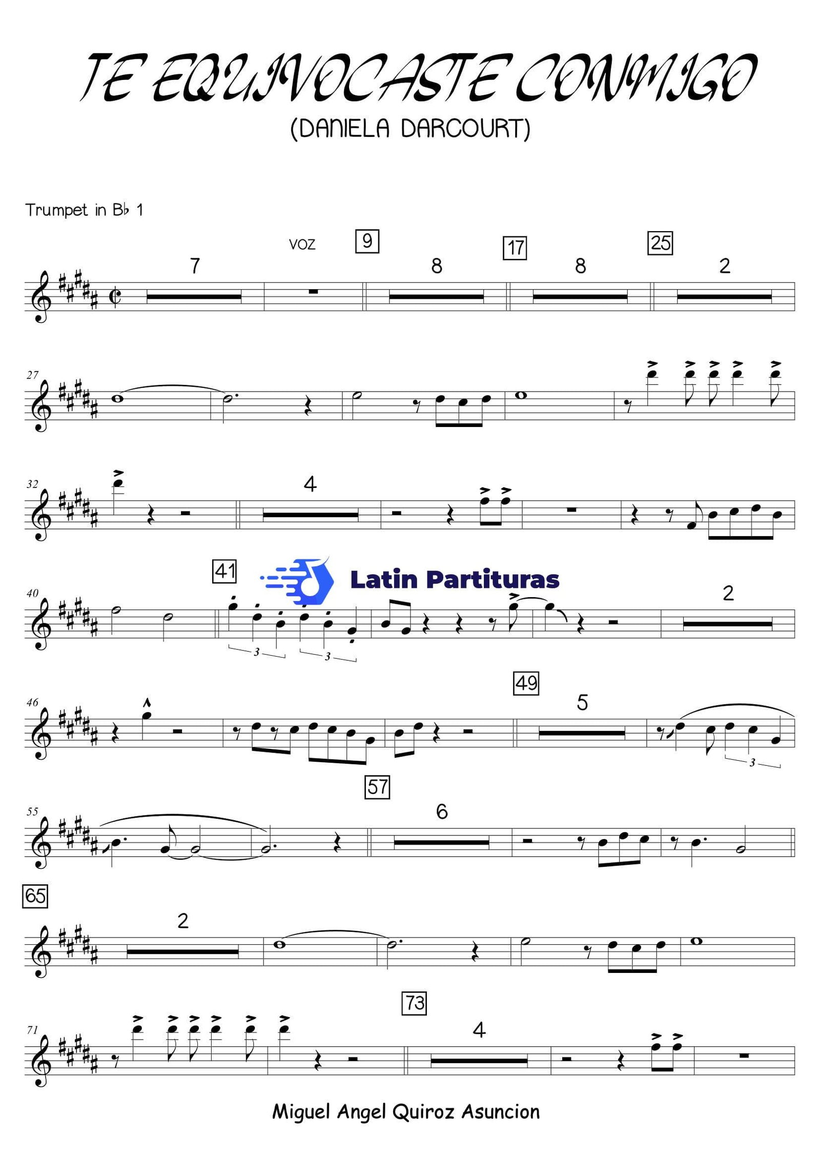 Daniela Darcourt - Te Equivocaste Conmigo 1 Daniela Darcourt - Te Equivocaste Conmigo