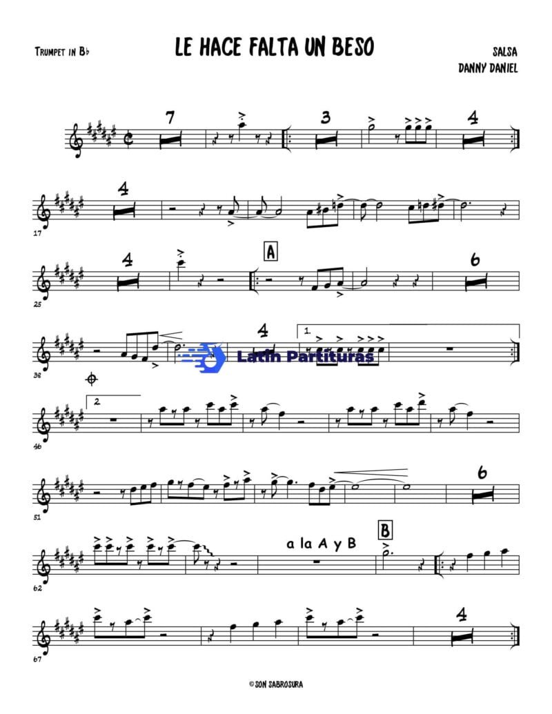 Dany Daniel - Le Hace Falta Un Beso