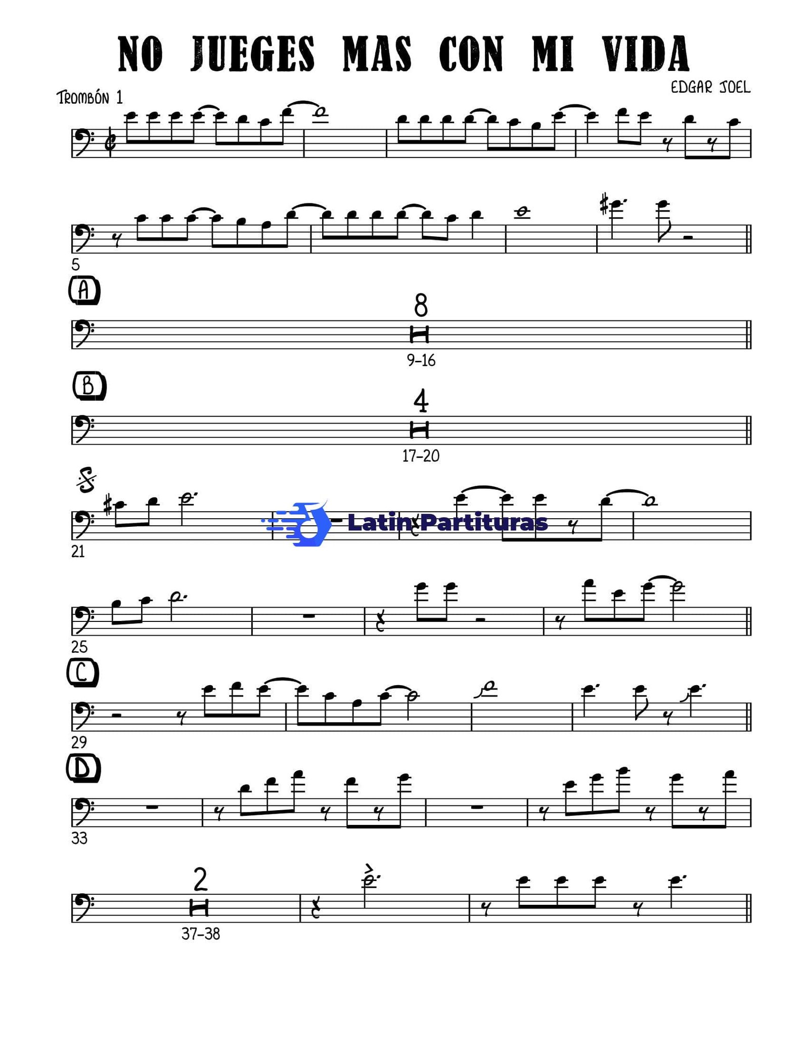 Edgar Joel - No Juegues Mas Con Mi Vida 1 Edgar Joel - No Juegues Mas Con Mi Vida