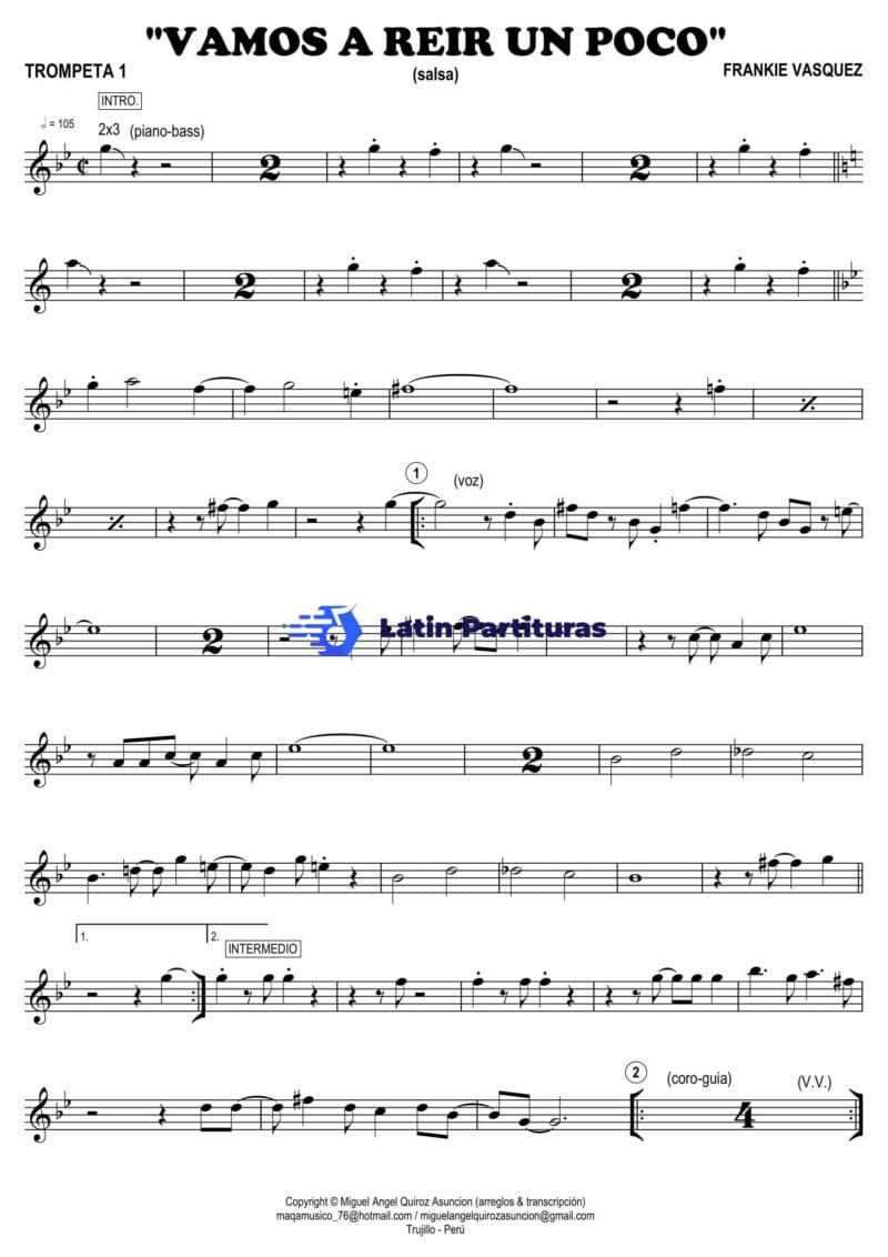 Frankie Vasquez - Vamos A Reir Un Poco