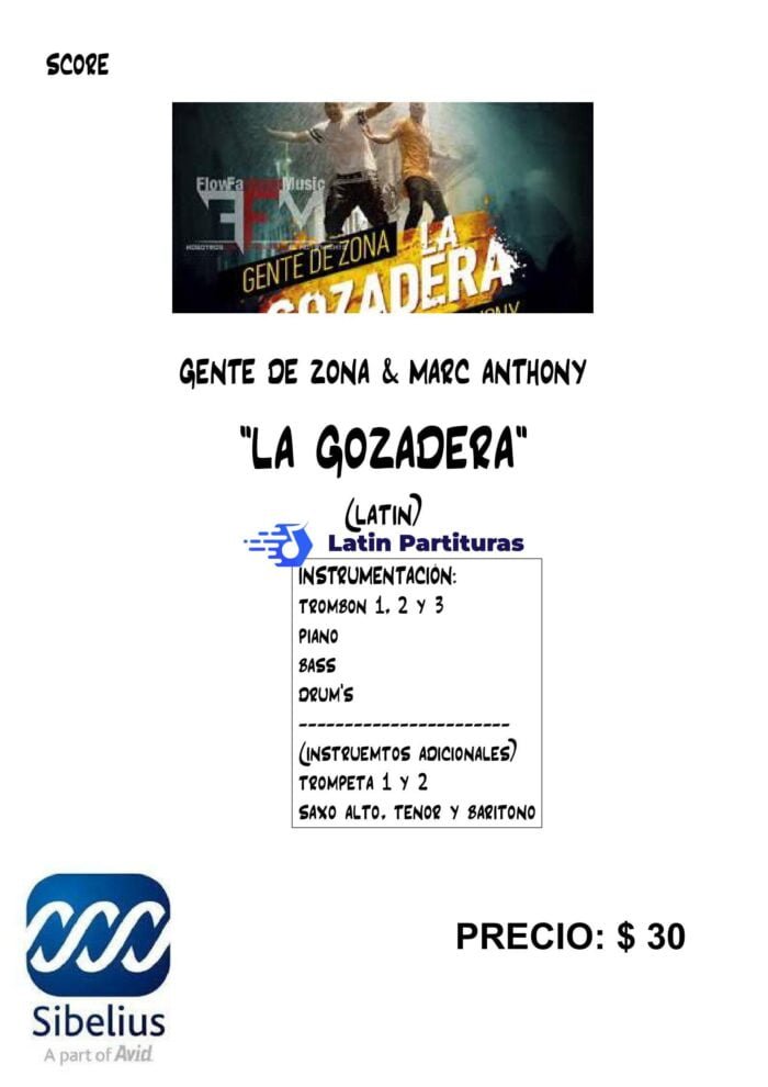 Gente De Zona & Marc Anthony - La Gozadera (Latin)