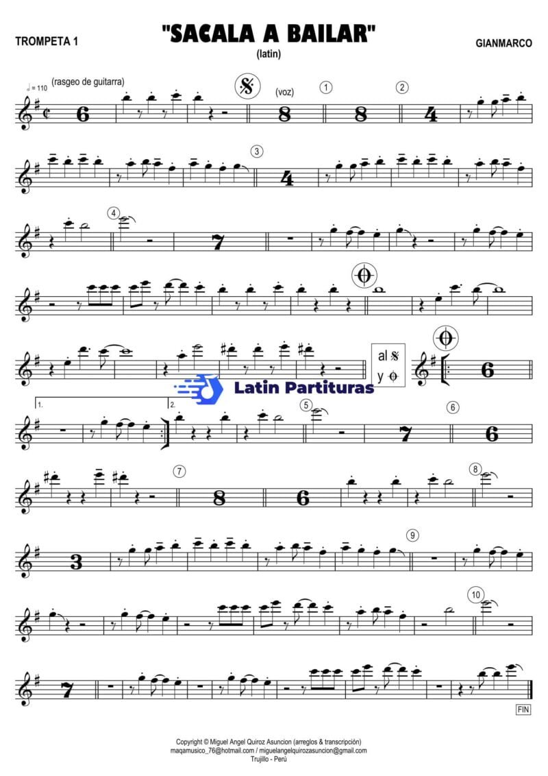 Gianmarco - Sacala A Bailar