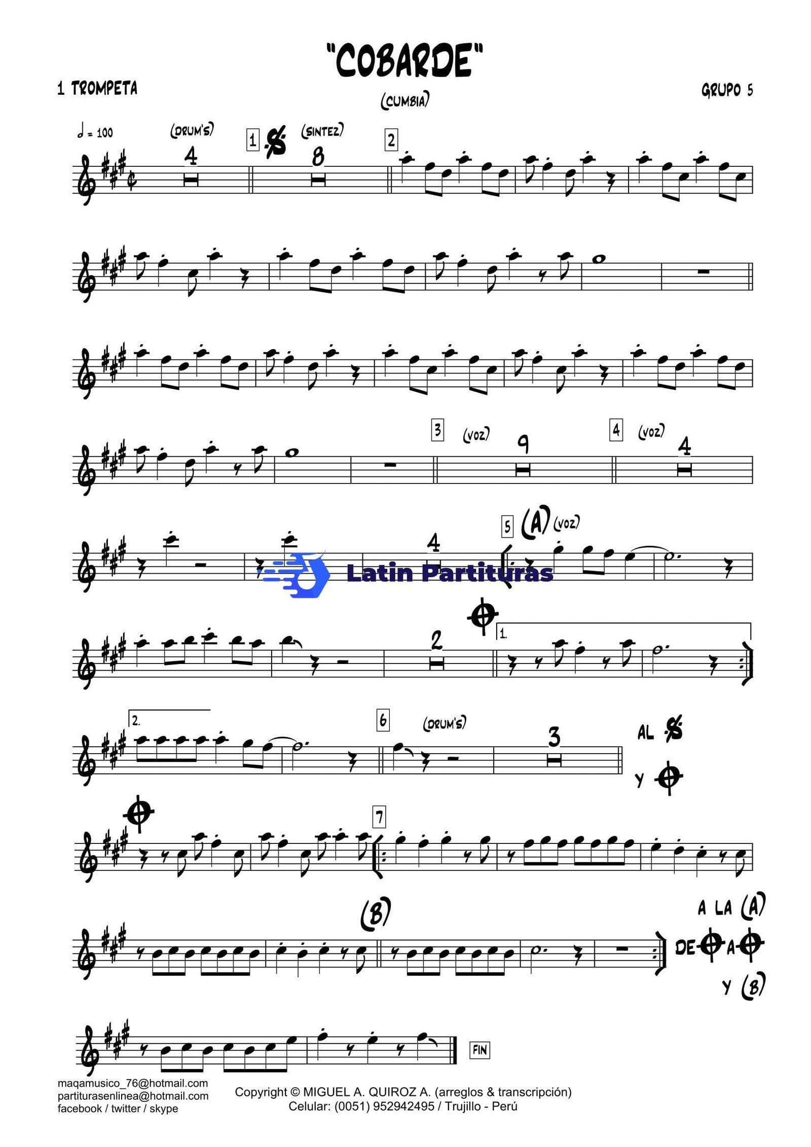 Grupo 5 - Cobarde 1 Grupo 5 - Cobarde