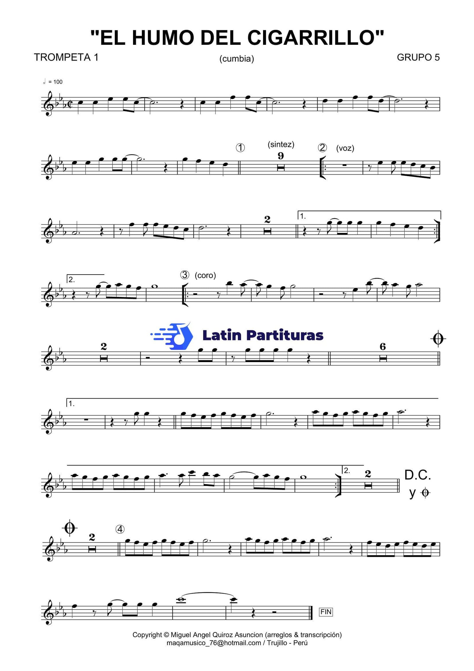 Grupo 5 - El Humo Del Cigarrillo 1 Grupo 5 - El Humo Del Cigarrillo