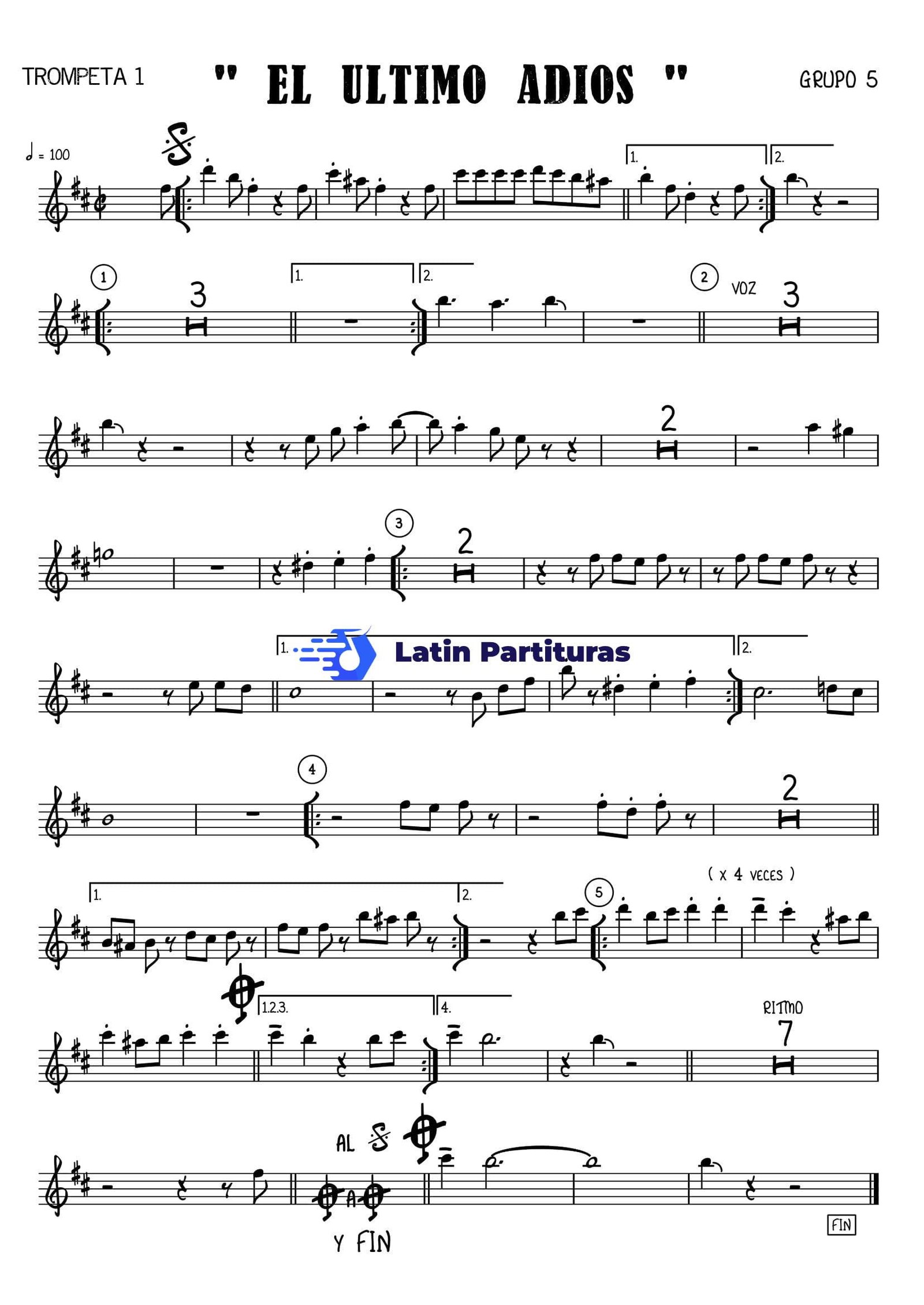 Grupo 5 - El Ultimo Adios 1 Grupo 5 - El Ultimo Adios