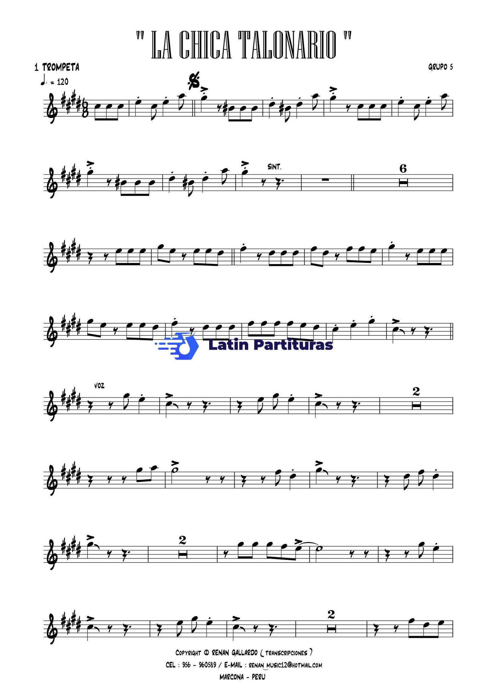 Grupo 5 - La Chica Talonario 1 Grupo 5 - La Chica Talonario