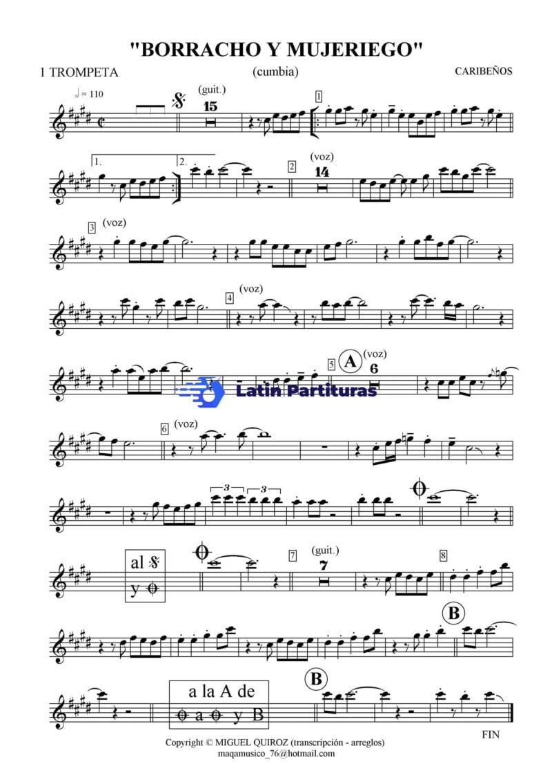 Caribeños - Borracho Y Mujeriego