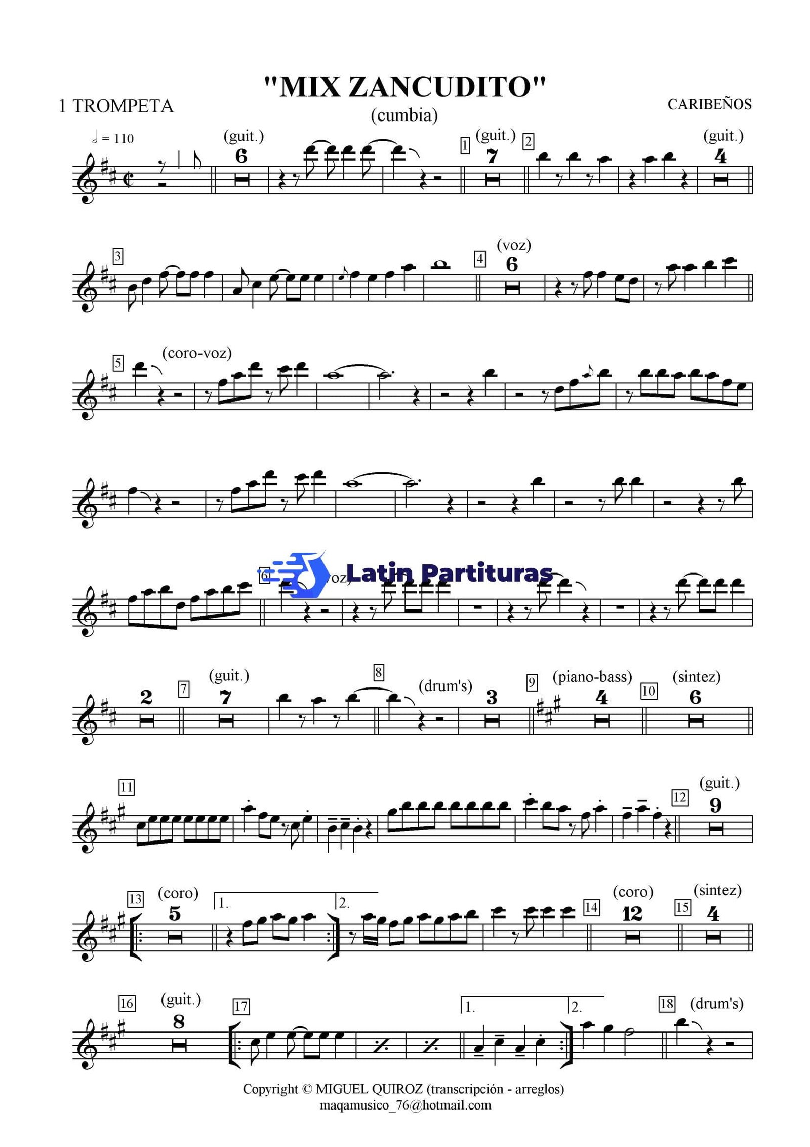 Caribeños - Mix Zancudito 1 Caribeños - Mix Zancudito