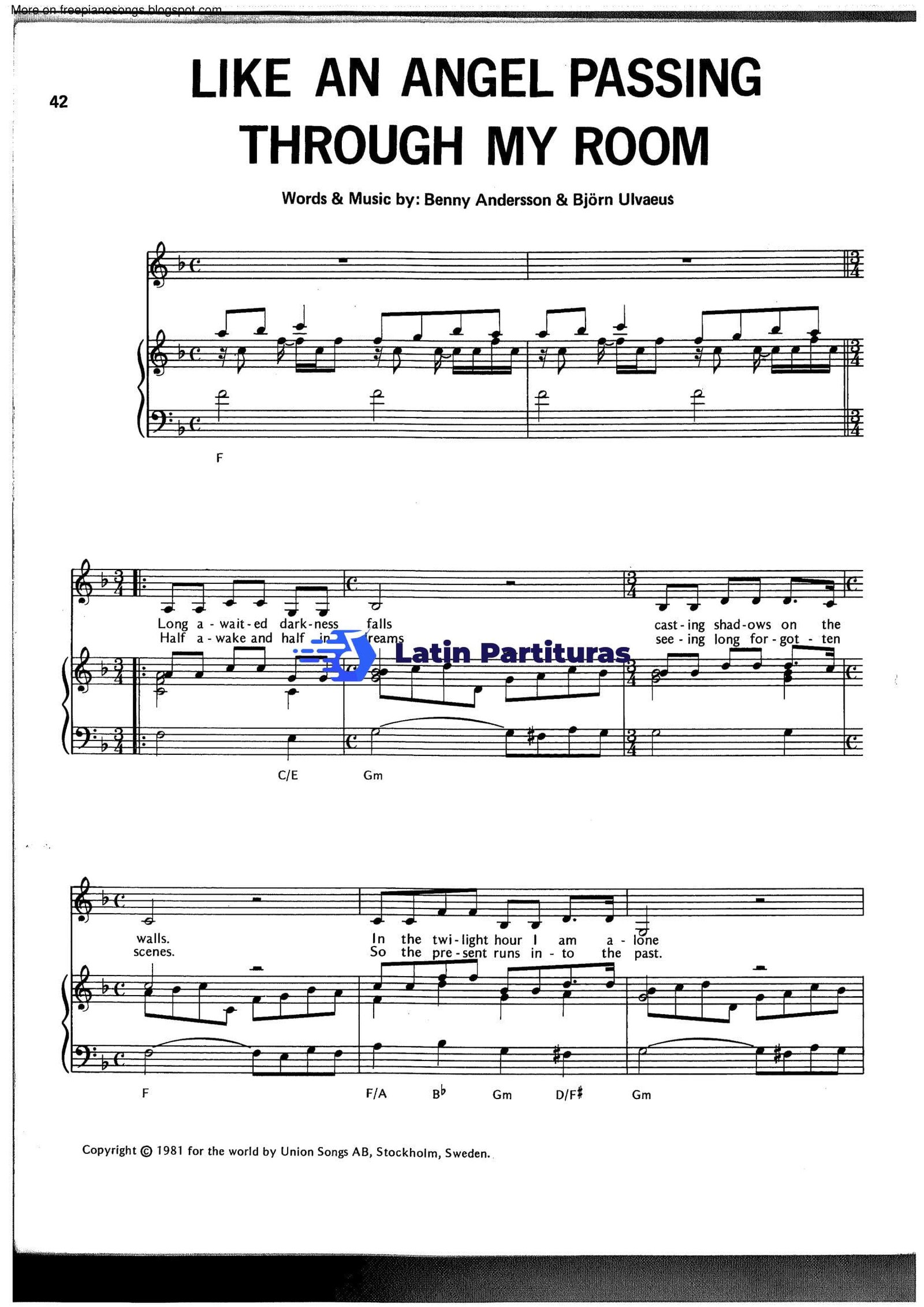 Abba - Like An Angel Passing Through My Room 1 Abba - Like An Angel Passing Through My Room