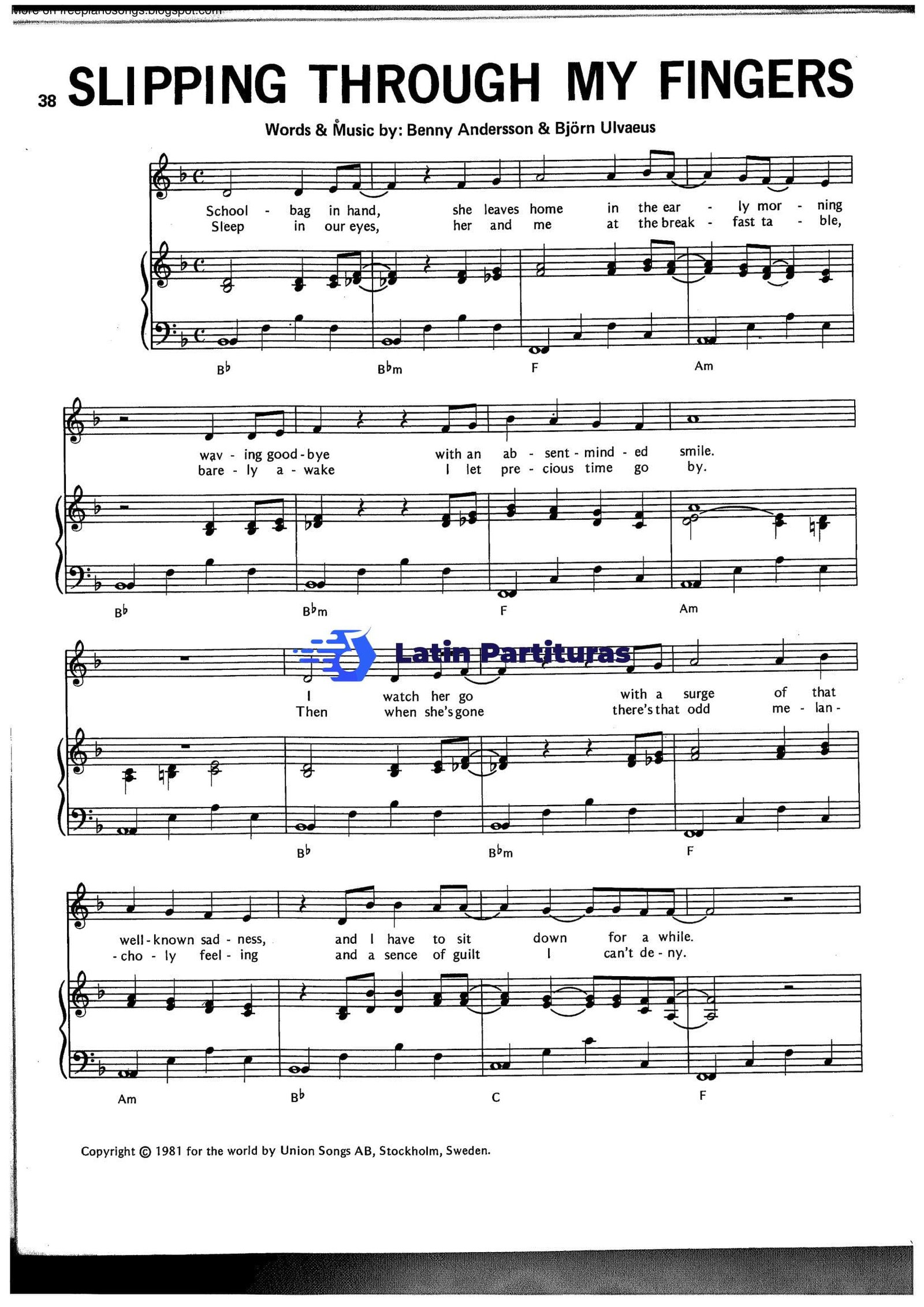 Abba - Slipping Through My Fingers 1 Abba - Slipping Through My Fingers