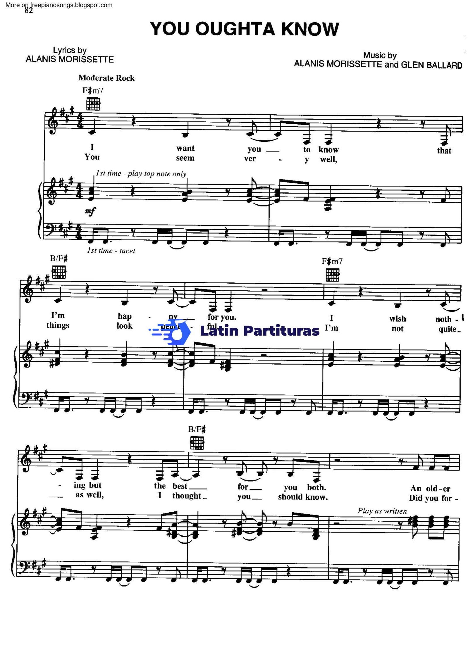 Alanis Morisette - You Oughta Know 1 Alanis Morisette - You Oughta Know