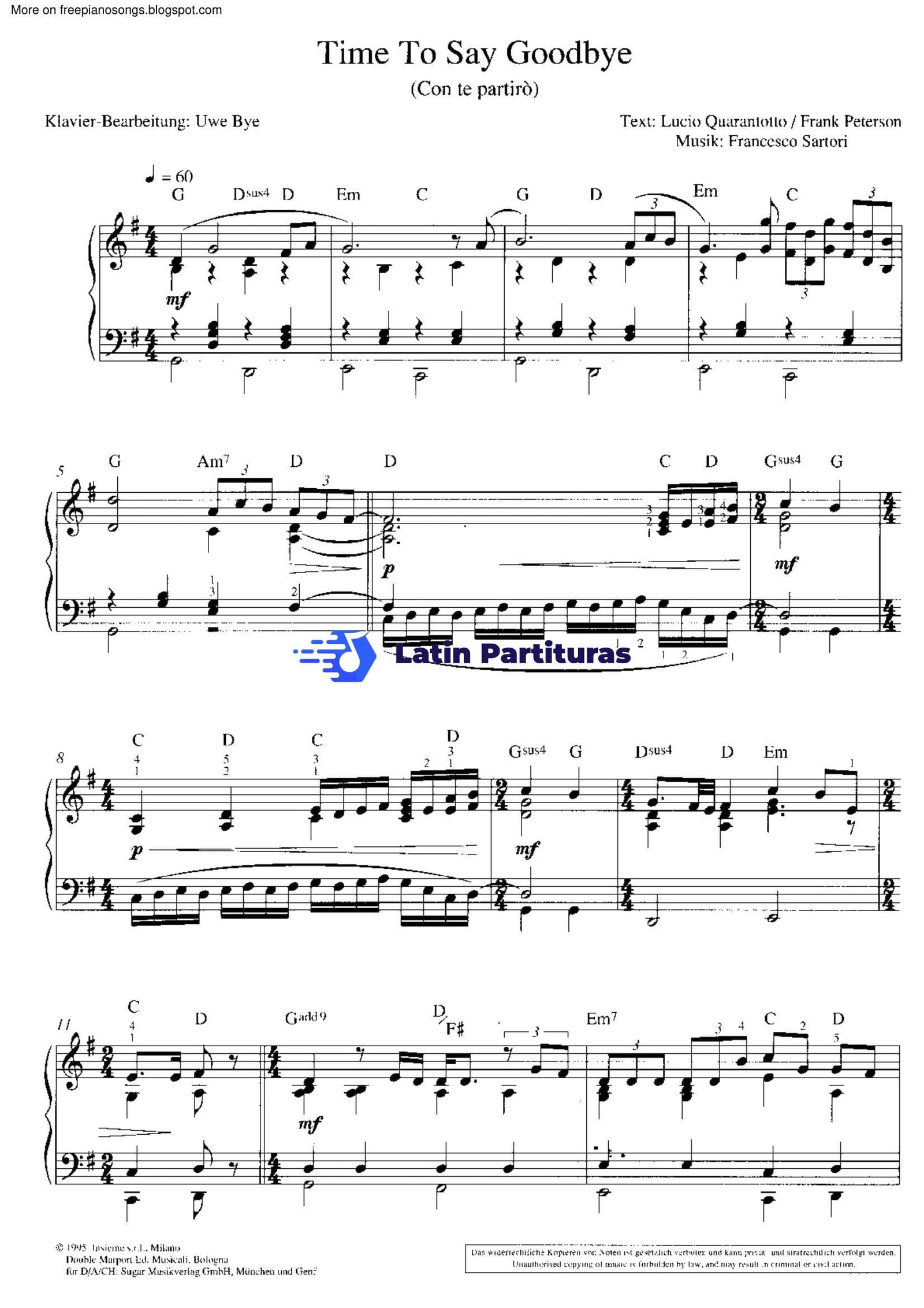 Andrea Bocceli - Time To Say Goodbye 1 Andrea Bocceli - Time To Say Goodbye