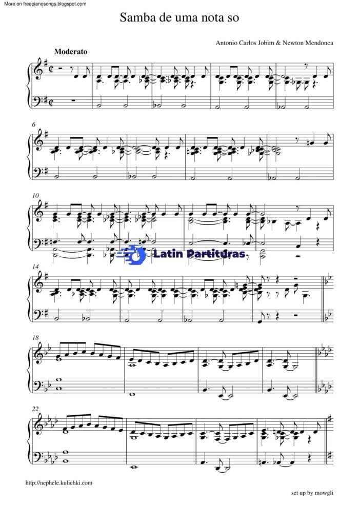 Antonio Carlos Jobim - Samba De Uma Nota So