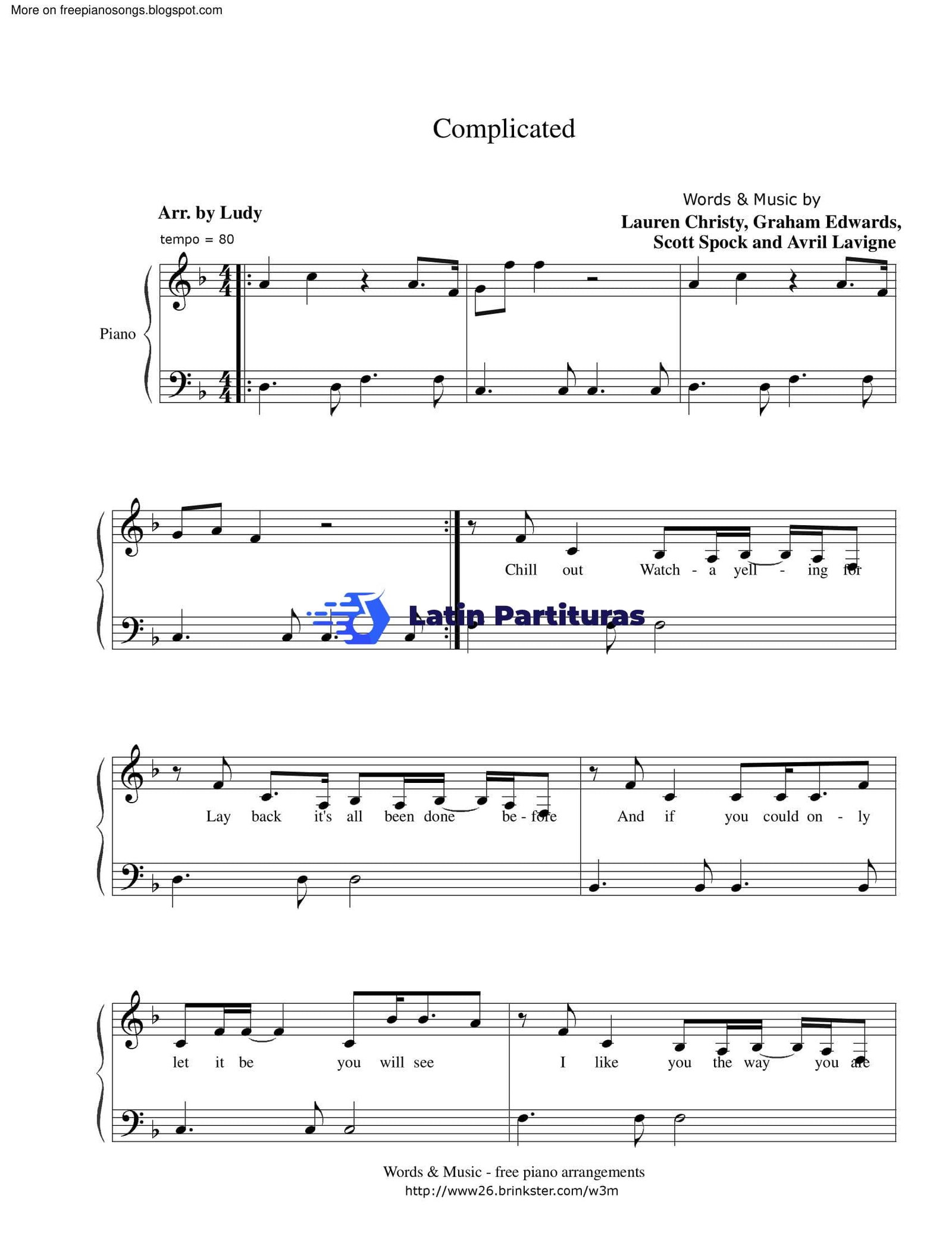 Avril Lavigne - Complicated 1 Avril Lavigne - Complicated