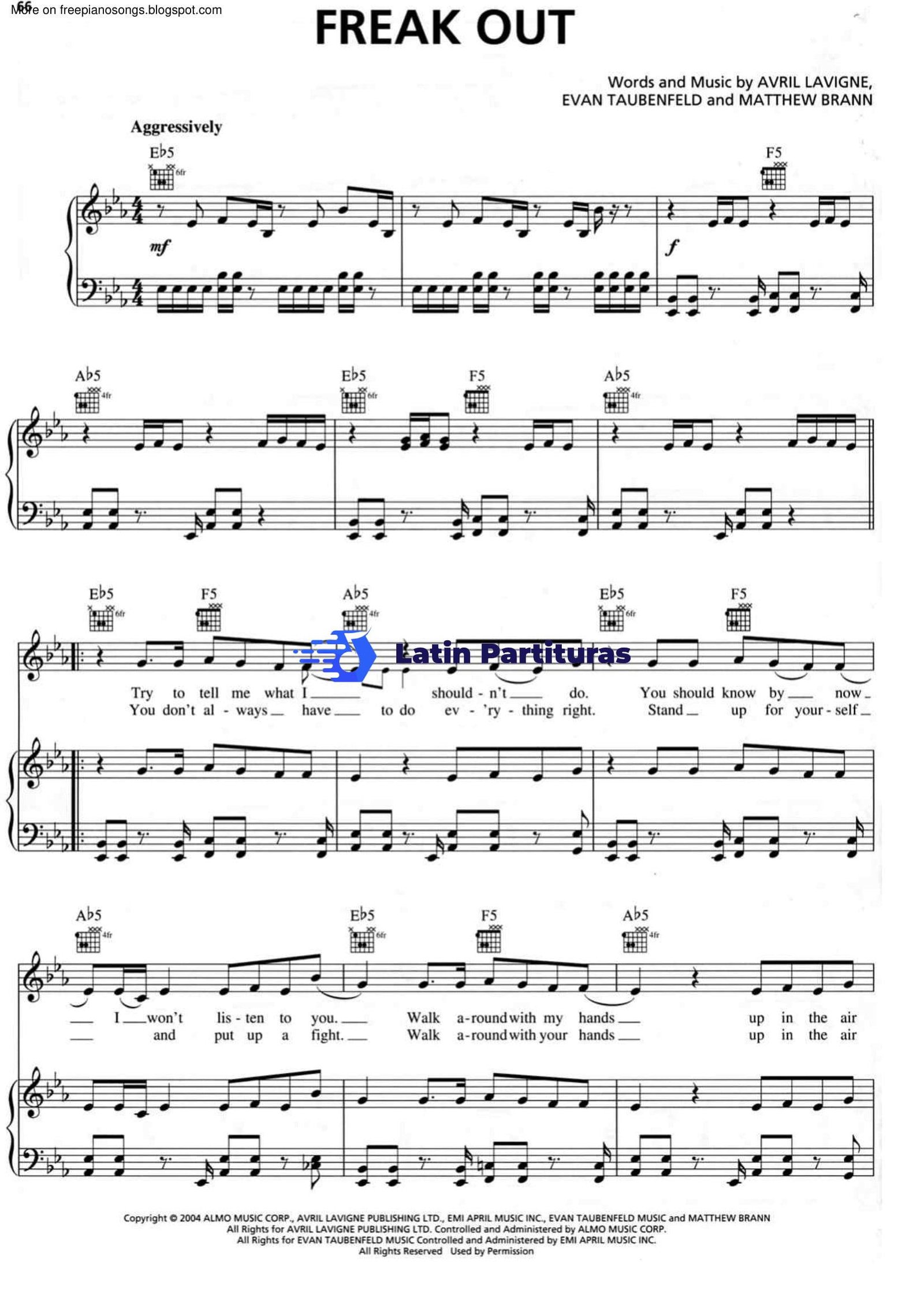 Avril Lavigne - Freak Out 1 Avril Lavigne - Freak Out