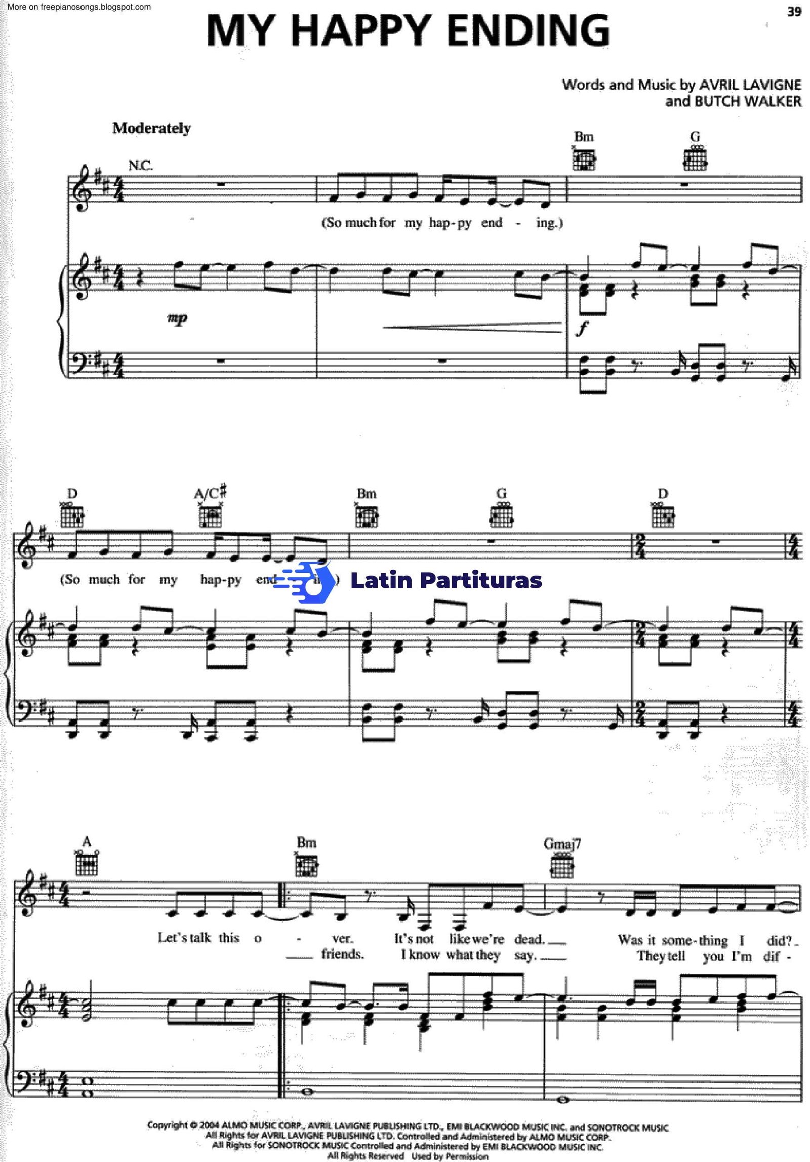 Avril Lavigne - My Happy Ending 1 Avril Lavigne - My Happy Ending