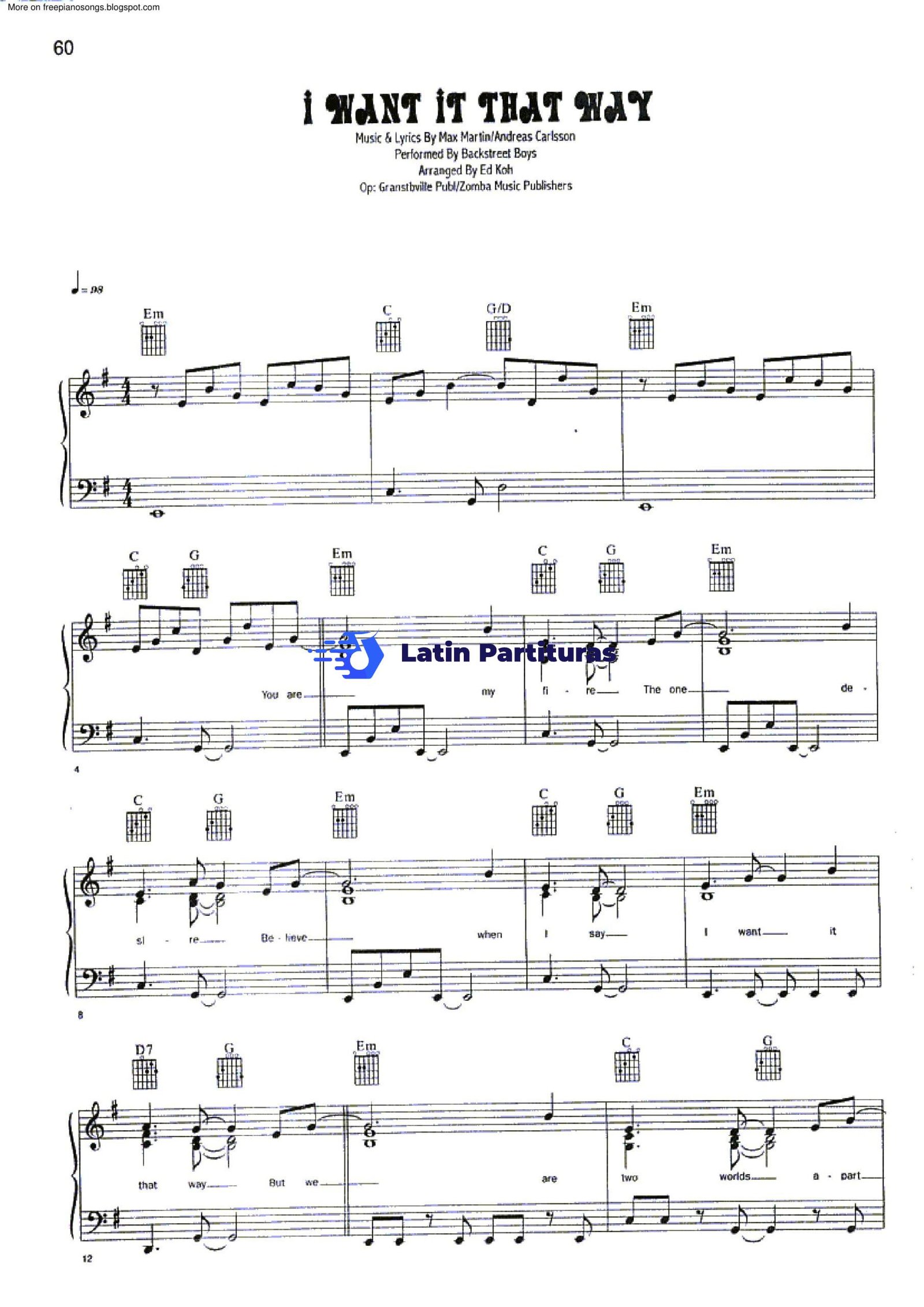 Backstreet Boys - I Want It That Way 1 Backstreet Boys - I Want It That Way