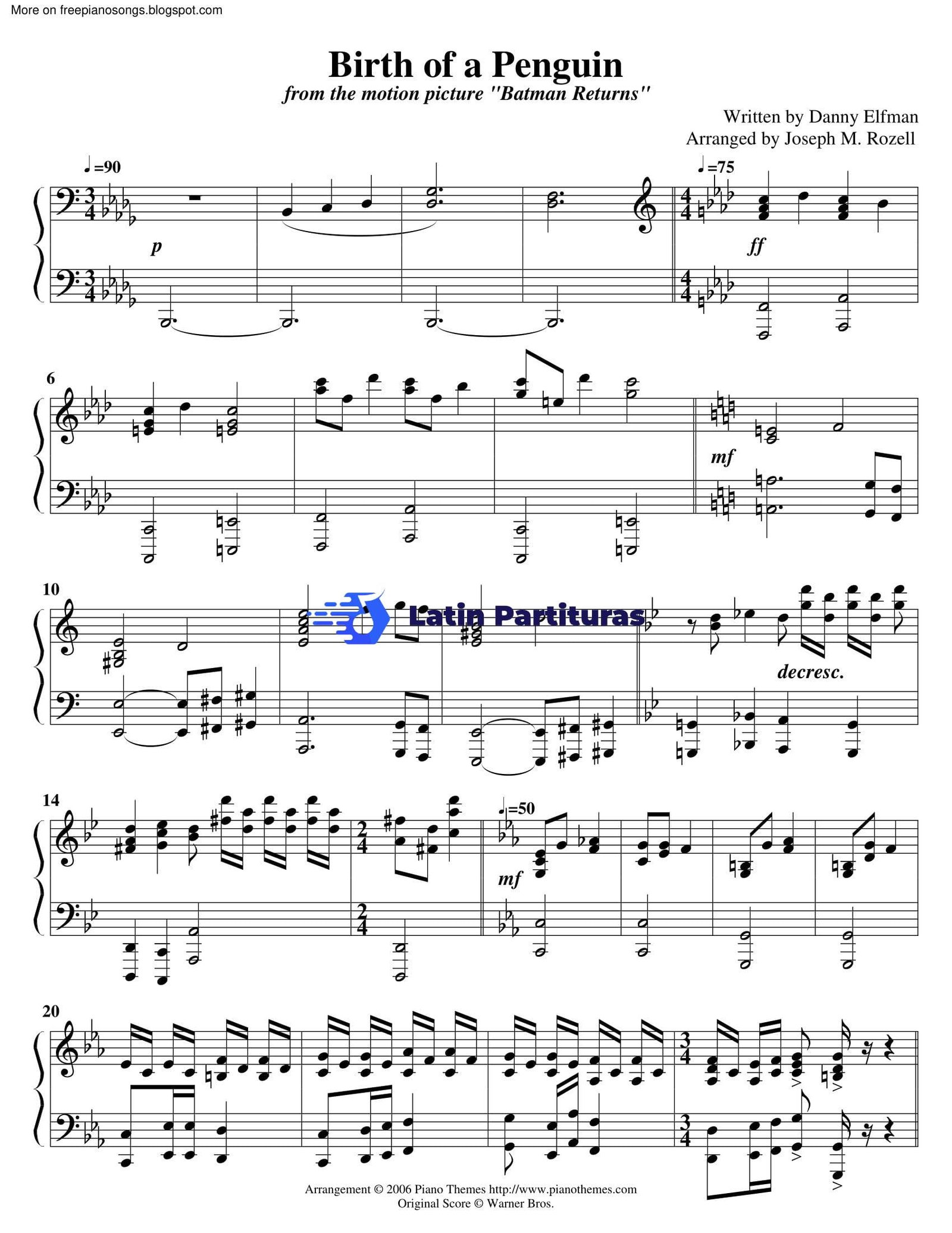 Batman Returns - Birth Of A Penguin - Danny Elfman 1 Batman Returns - Birth Of A Penguin - Danny Elfman