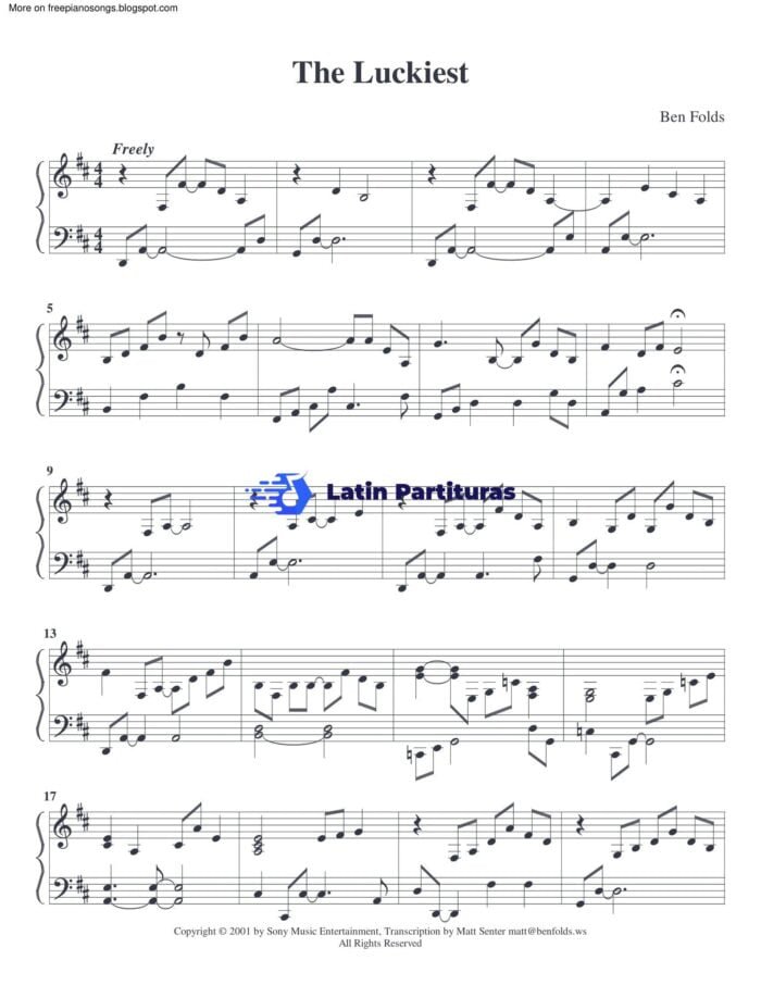 Ben Folds - The Luckiest
