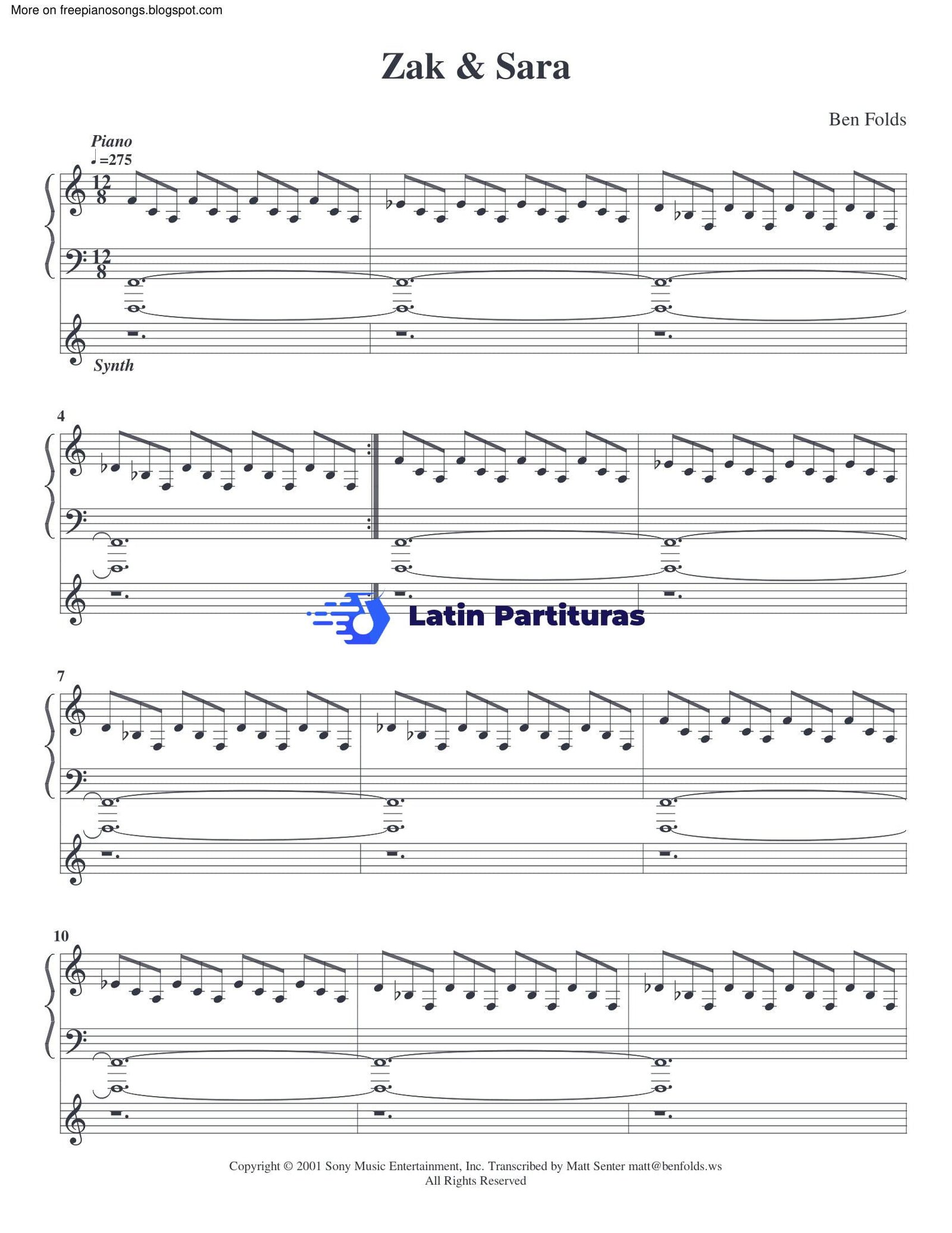 Ben Folds - Zak And Sara 1 Ben Folds - Zak And Sara