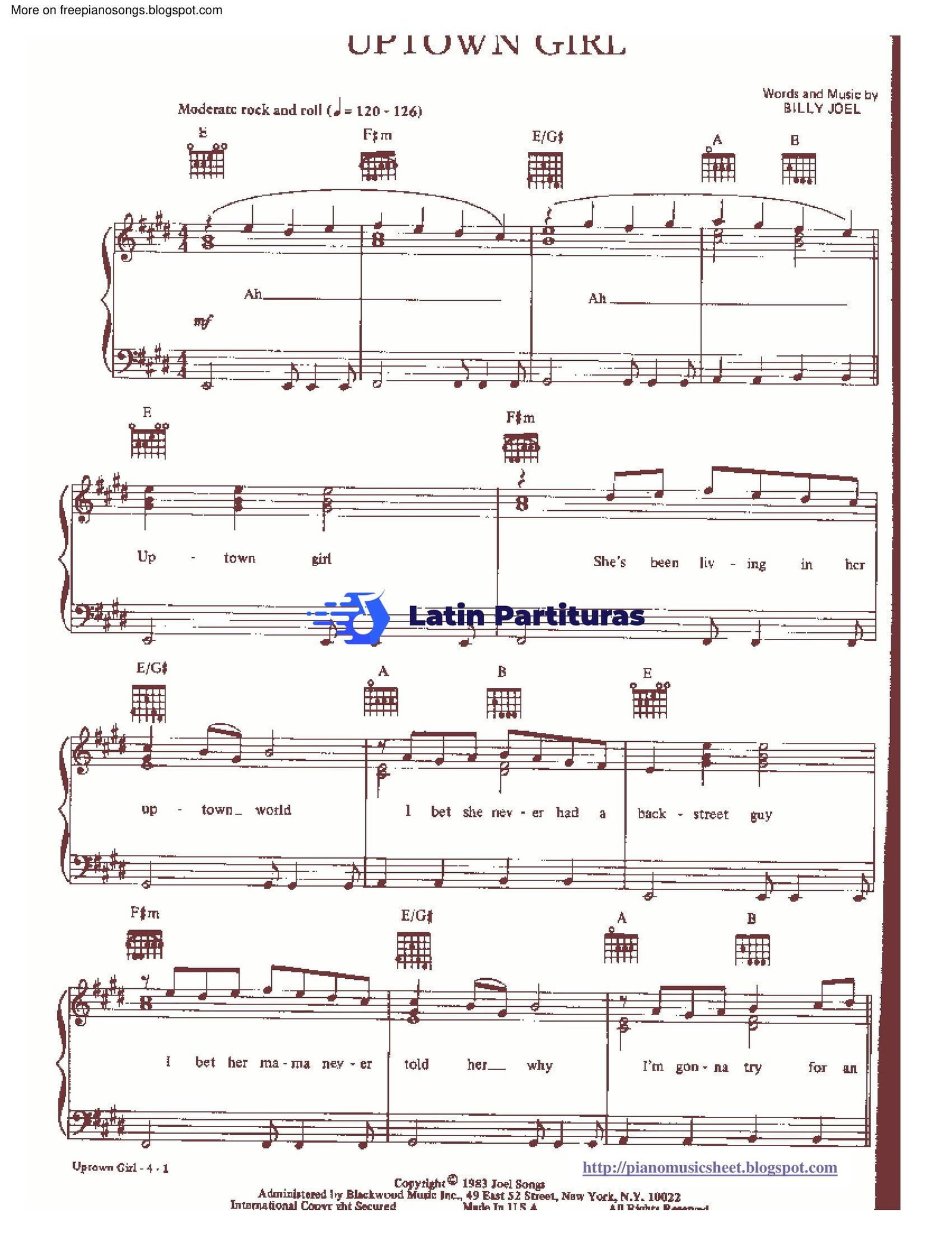 Billy Joel - Uptowngirl 1 Billy Joel - Uptowngirl