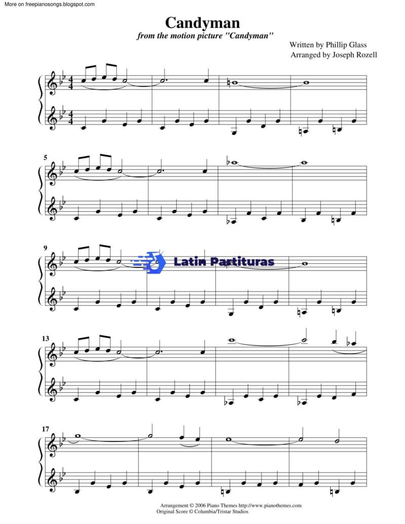 Candyman - Candyman Theme - Philip Glass