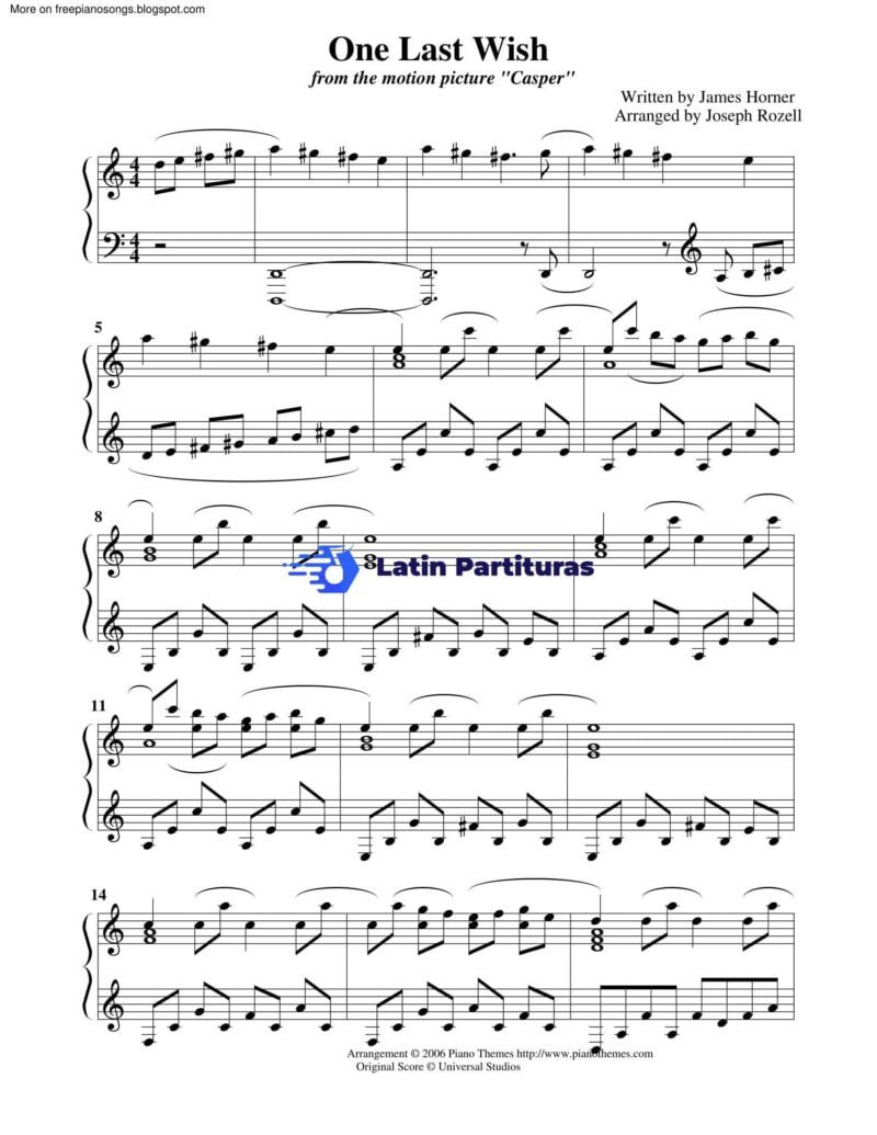 Casper - One Last Wish - James Horner