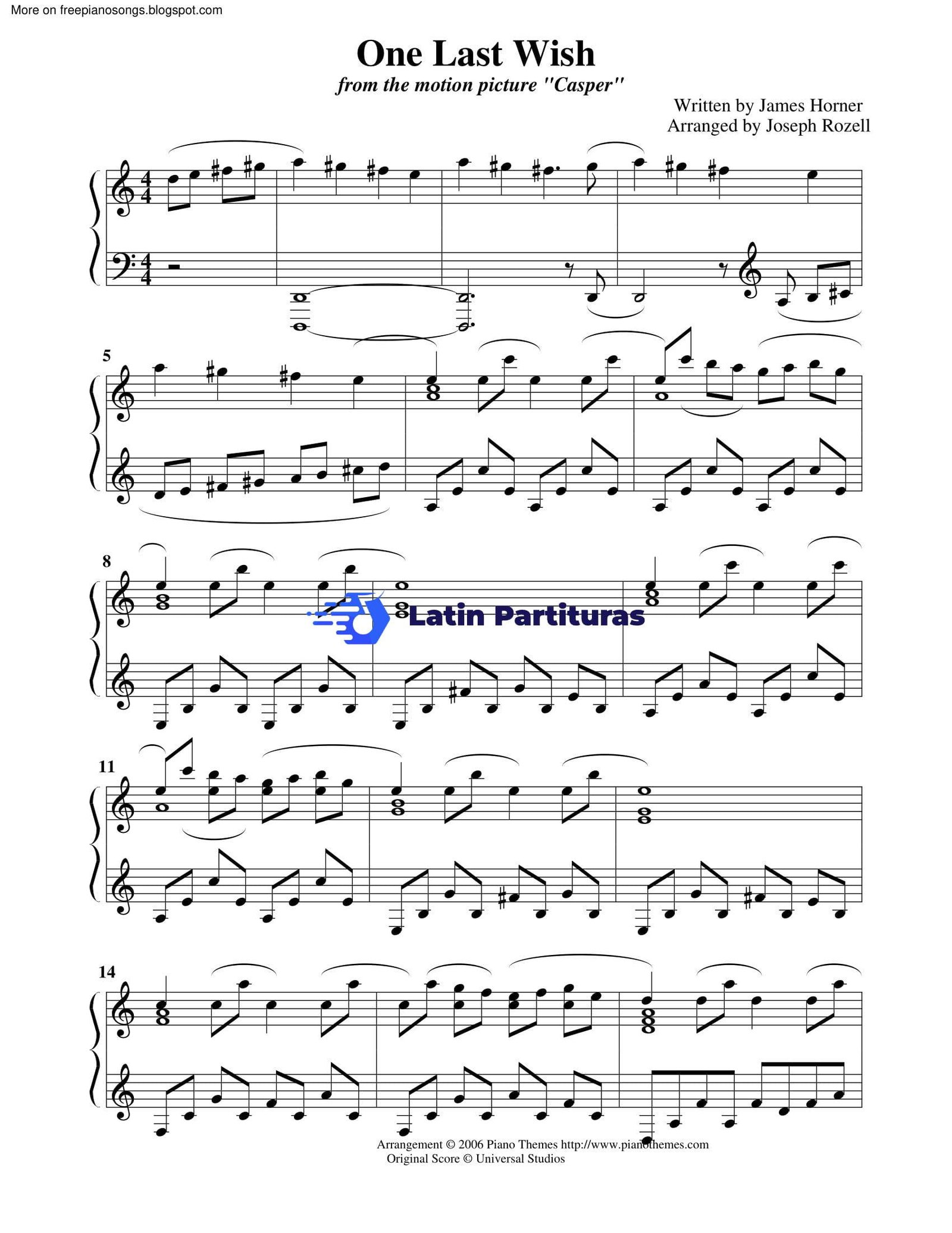 Casper - One Last Wish - James Horner 1 Casper - One Last Wish - James Horner
