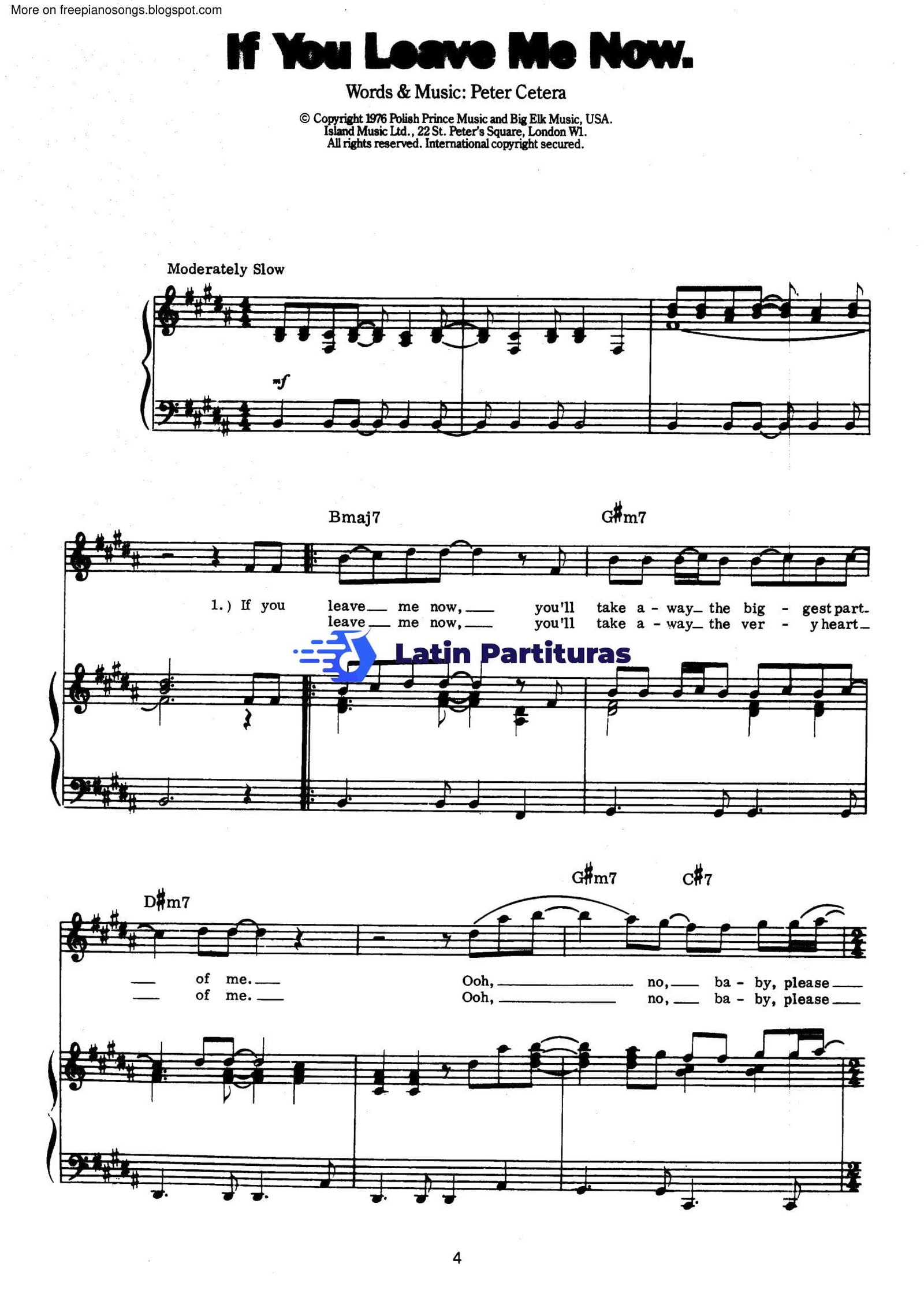Chicago - If You Leave Me Now 1 Chicago - If You Leave Me Now