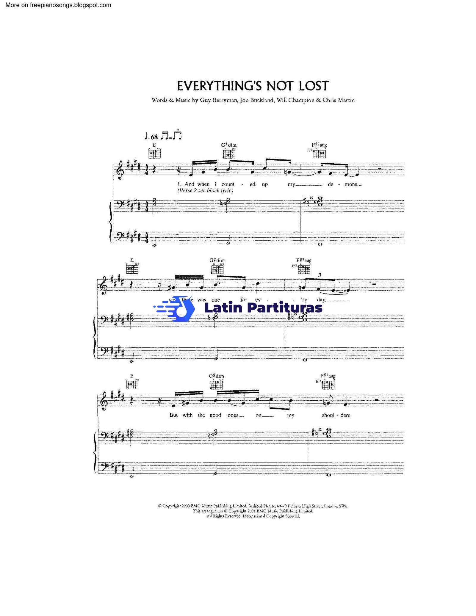Coldplay - Everythings Not Lost 1 Coldplay - Everythings Not Lost