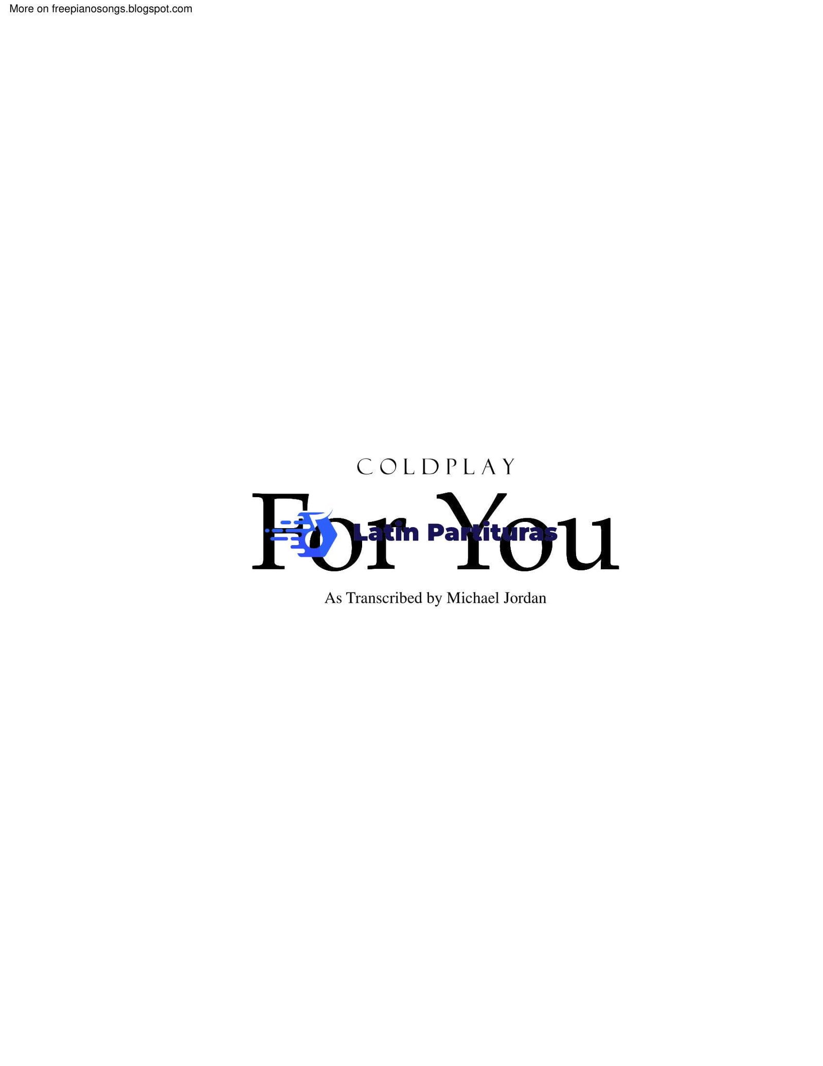 Coldplay - For You 1 Coldplay - For You