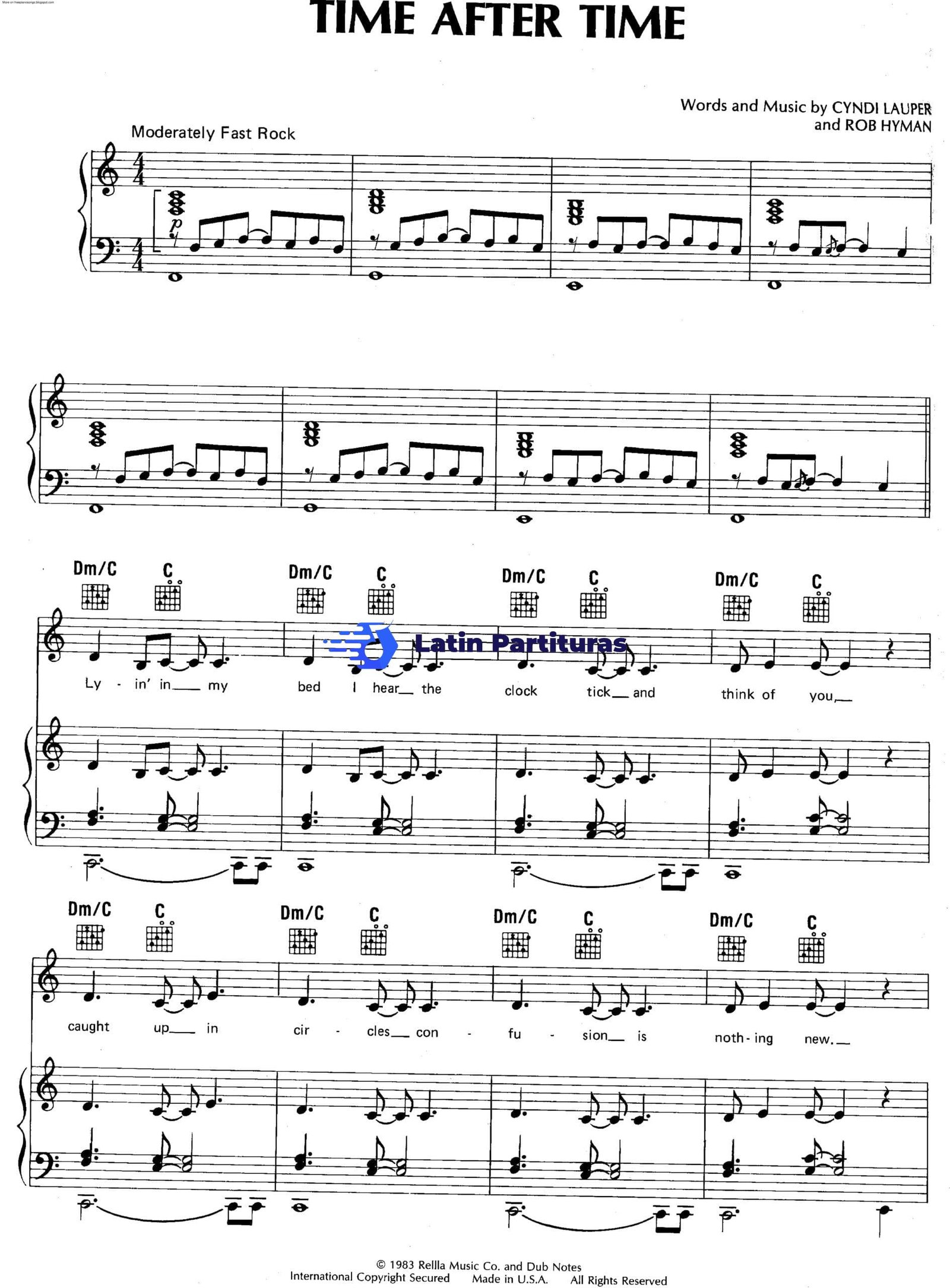 Cyndi Lauper - Time After Time 1 Cyndi Lauper - Time After Time