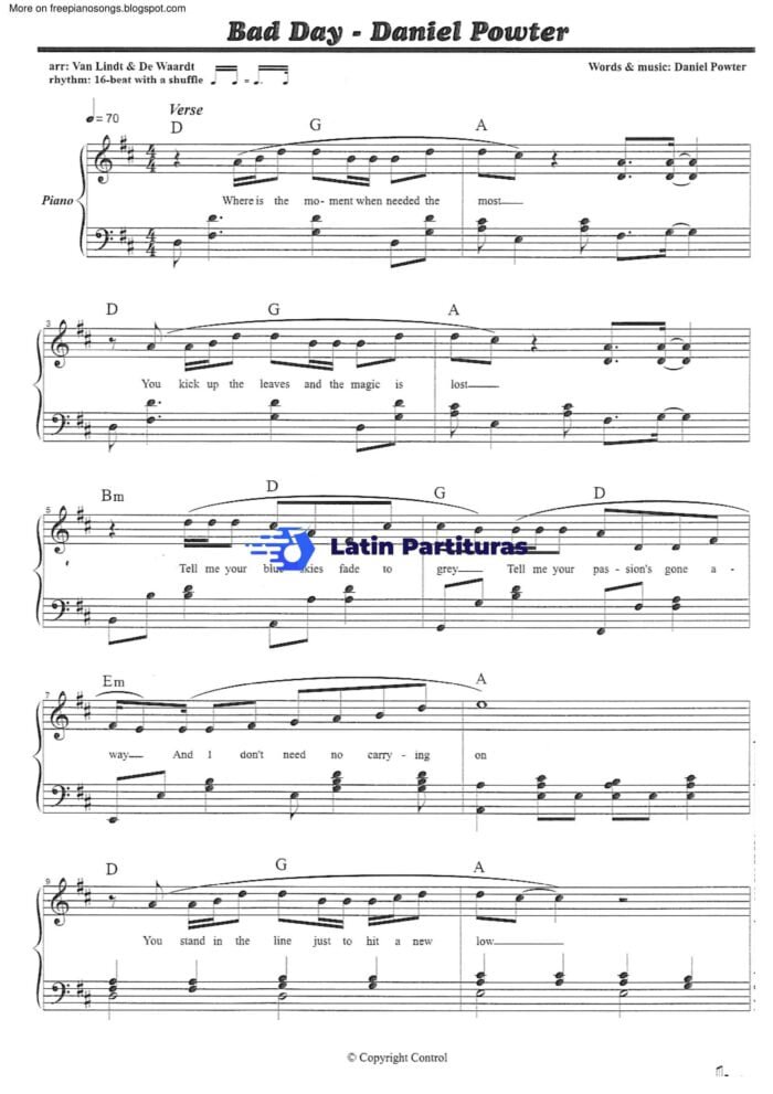 Daniel Powter - Bad Day