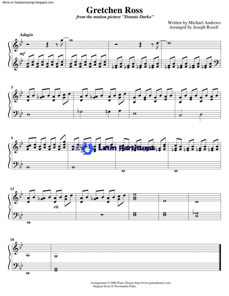 Donnie Darko - Gretchenross - Michael Andrews