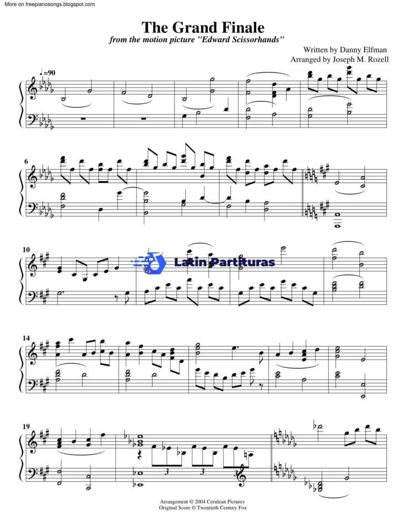 Edward Scissor Hands - The Grand Finale - Danny Elfman