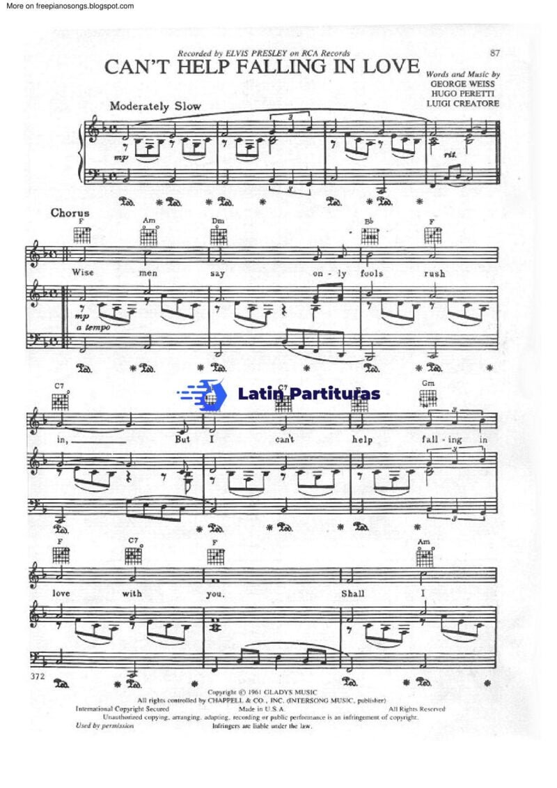 Elvis Presley - Cant Help Fallin In Love