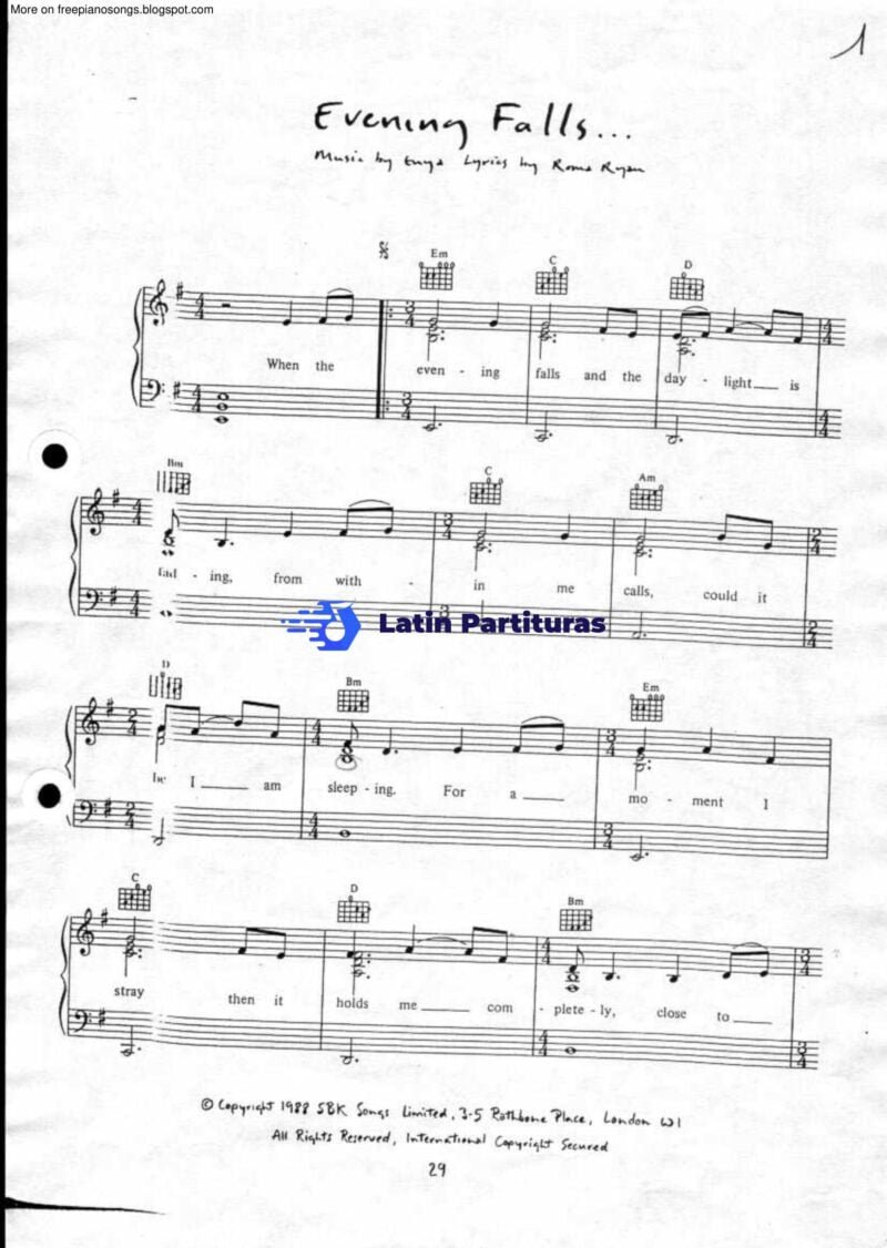 Enya - Evening Falls