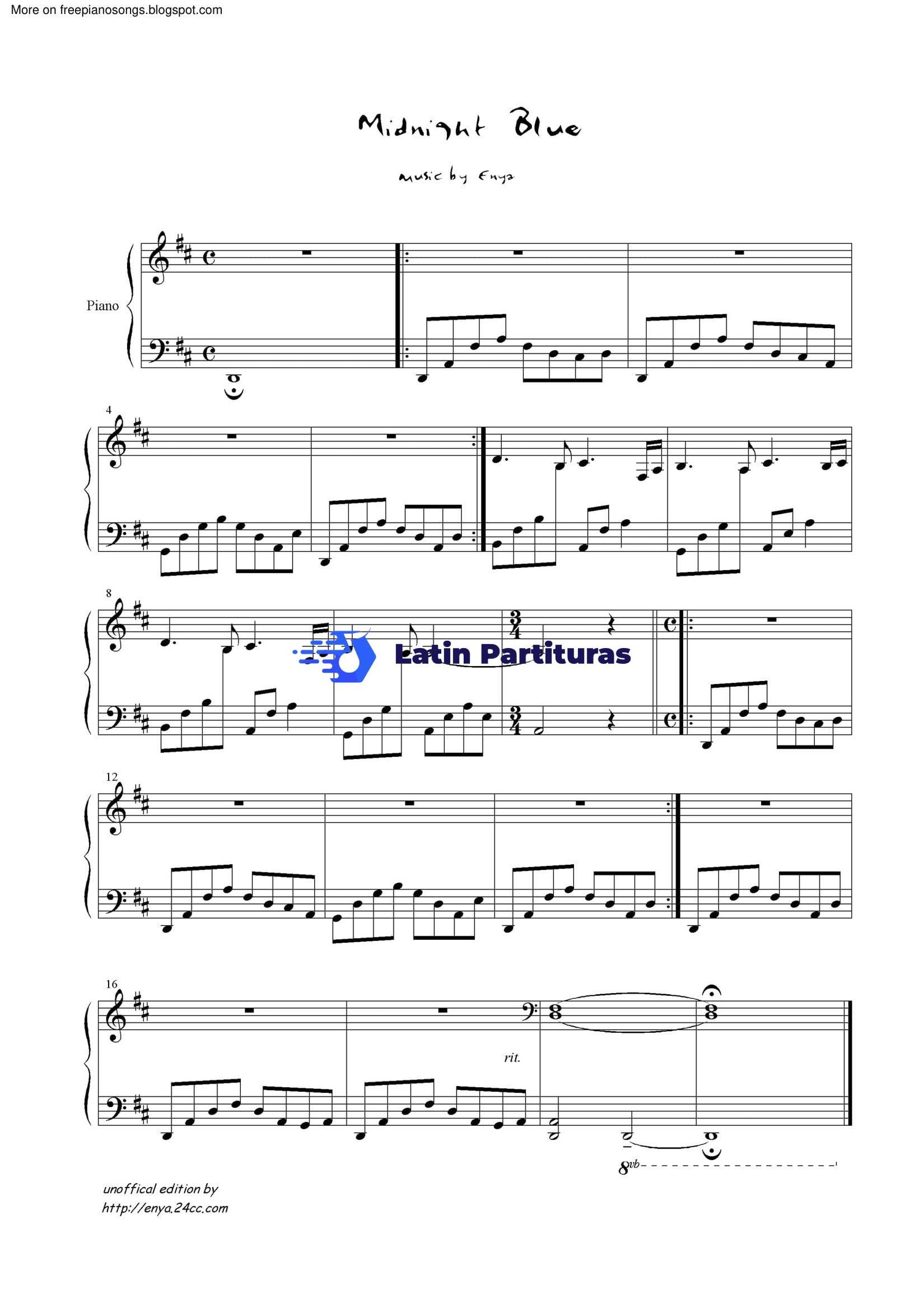 Enya - Midnight Blue 1 Enya - Midnight Blue